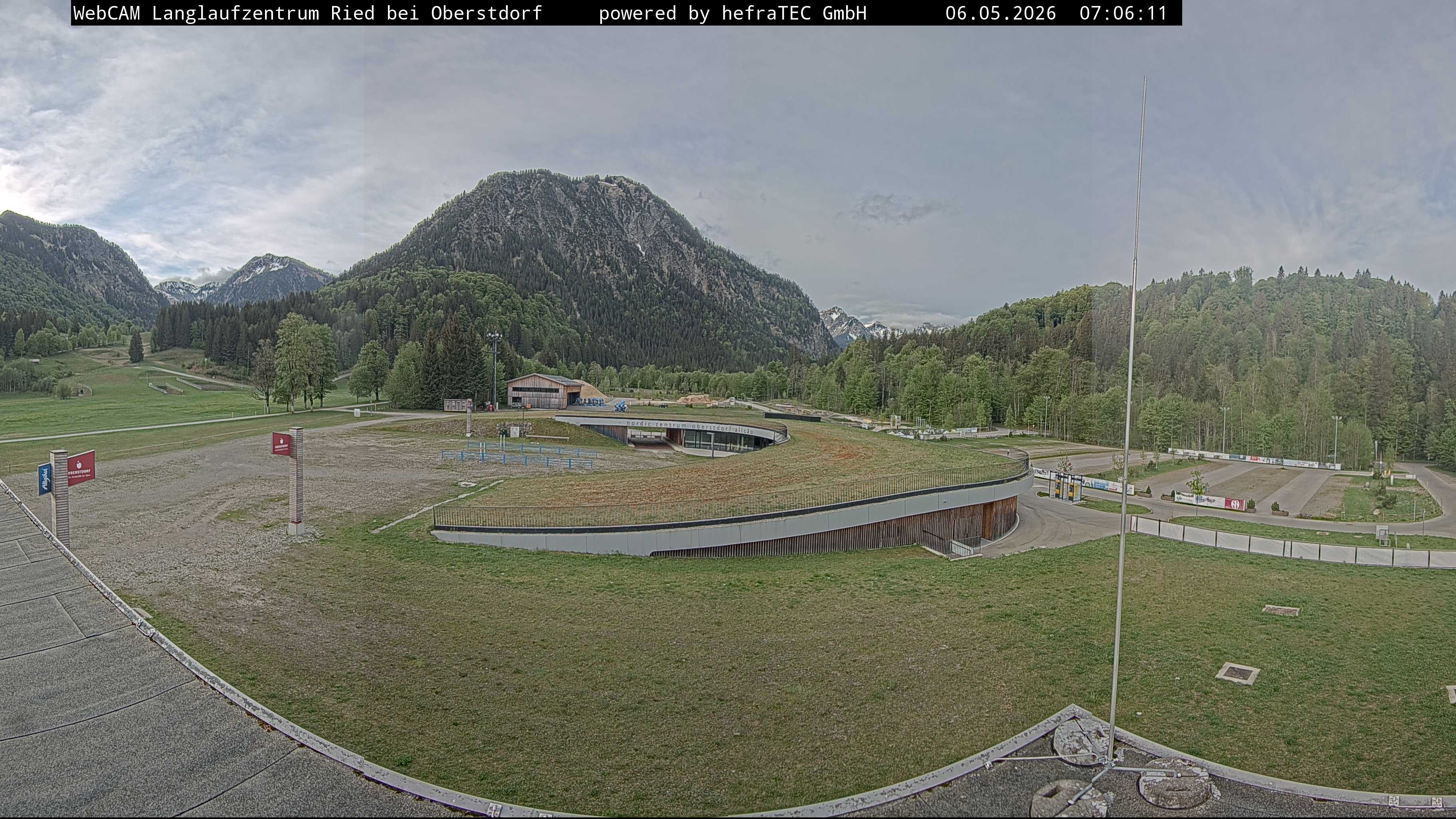 Archiv Foto Webcam Oberstdorf: Blick ins Langlaufstadion