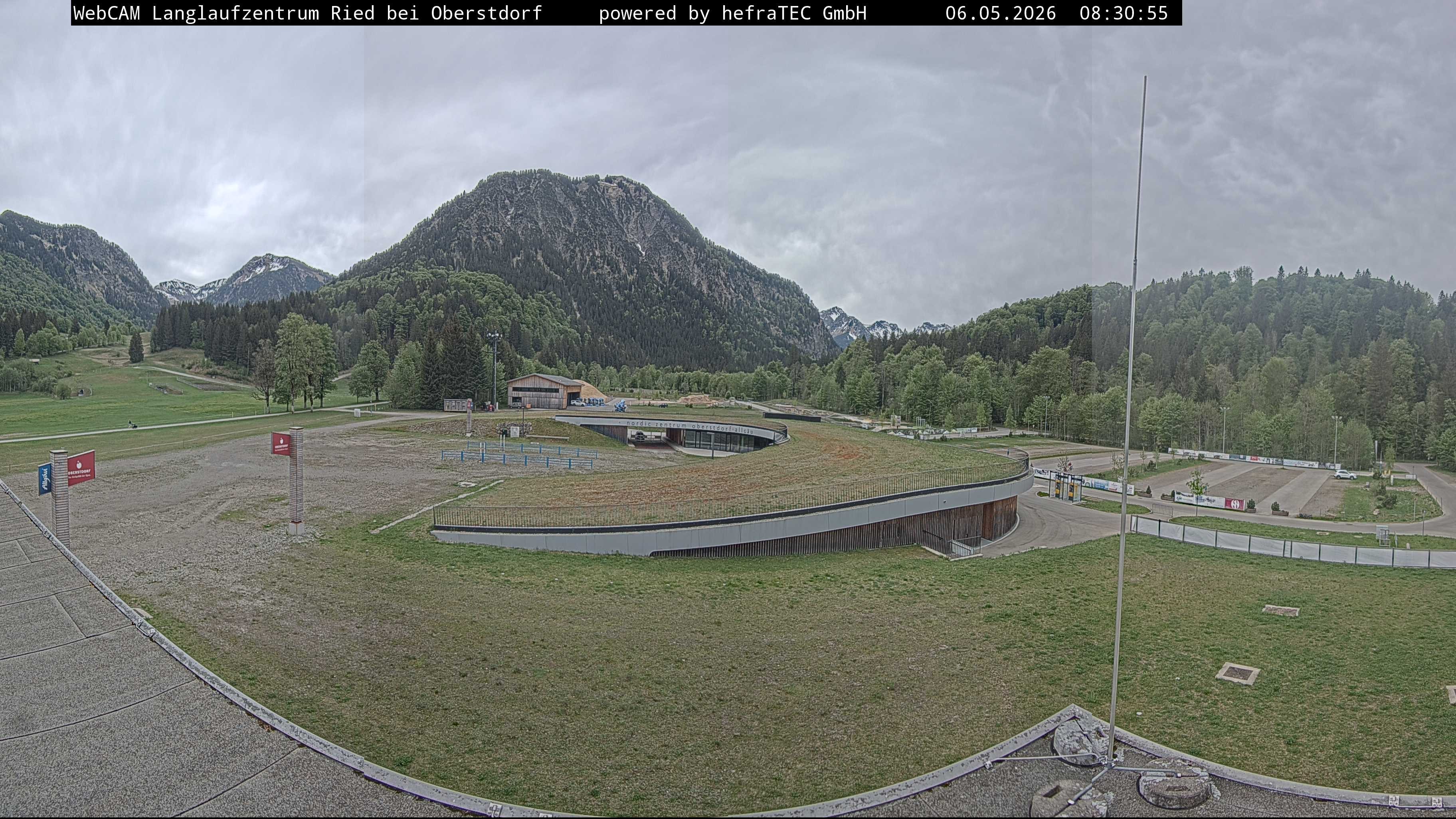 Archiv Foto Webcam Oberstdorf: Blick ins Langlaufstadion