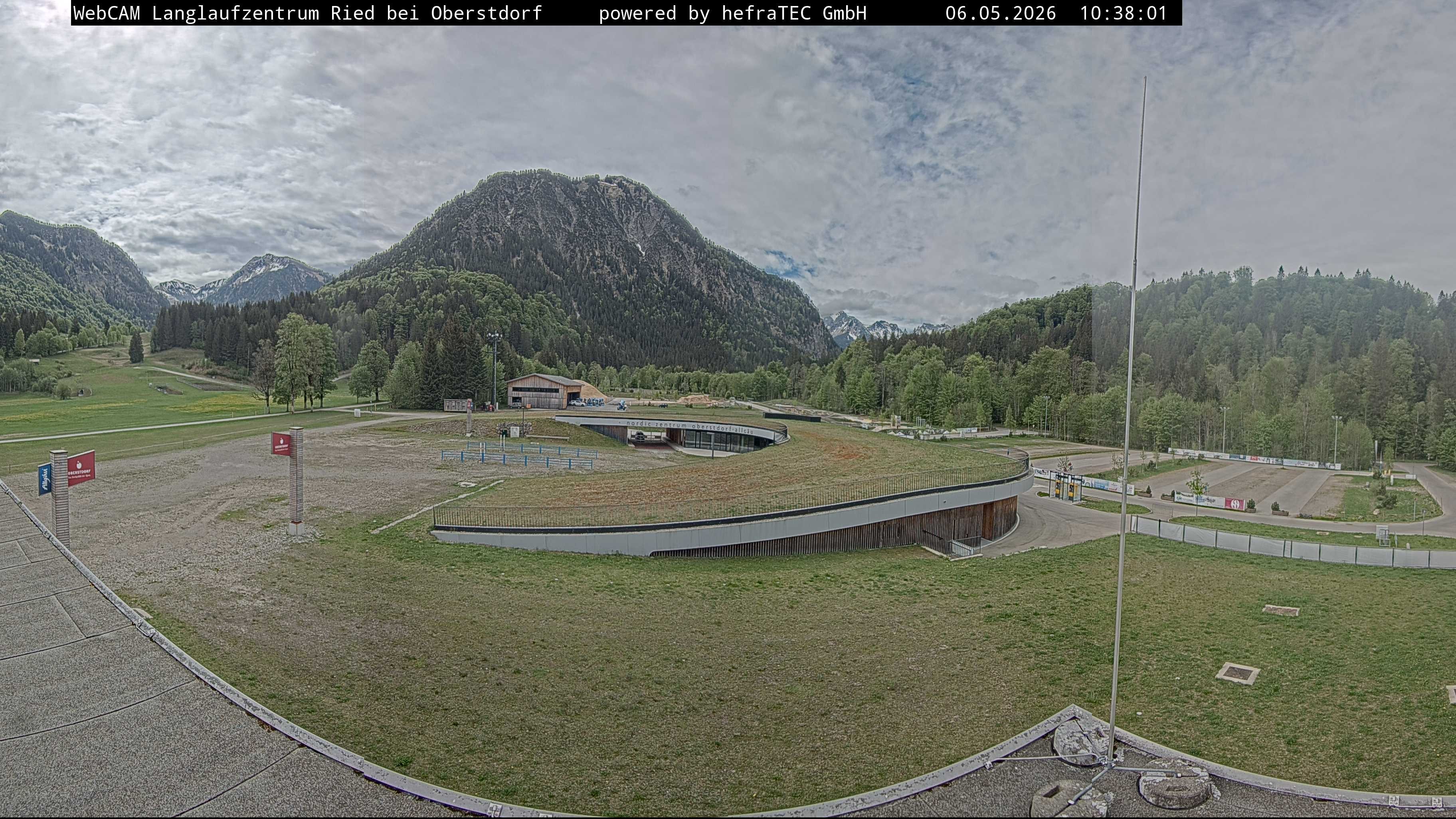 Archiv Foto Webcam Oberstdorf: Blick ins Langlaufstadion