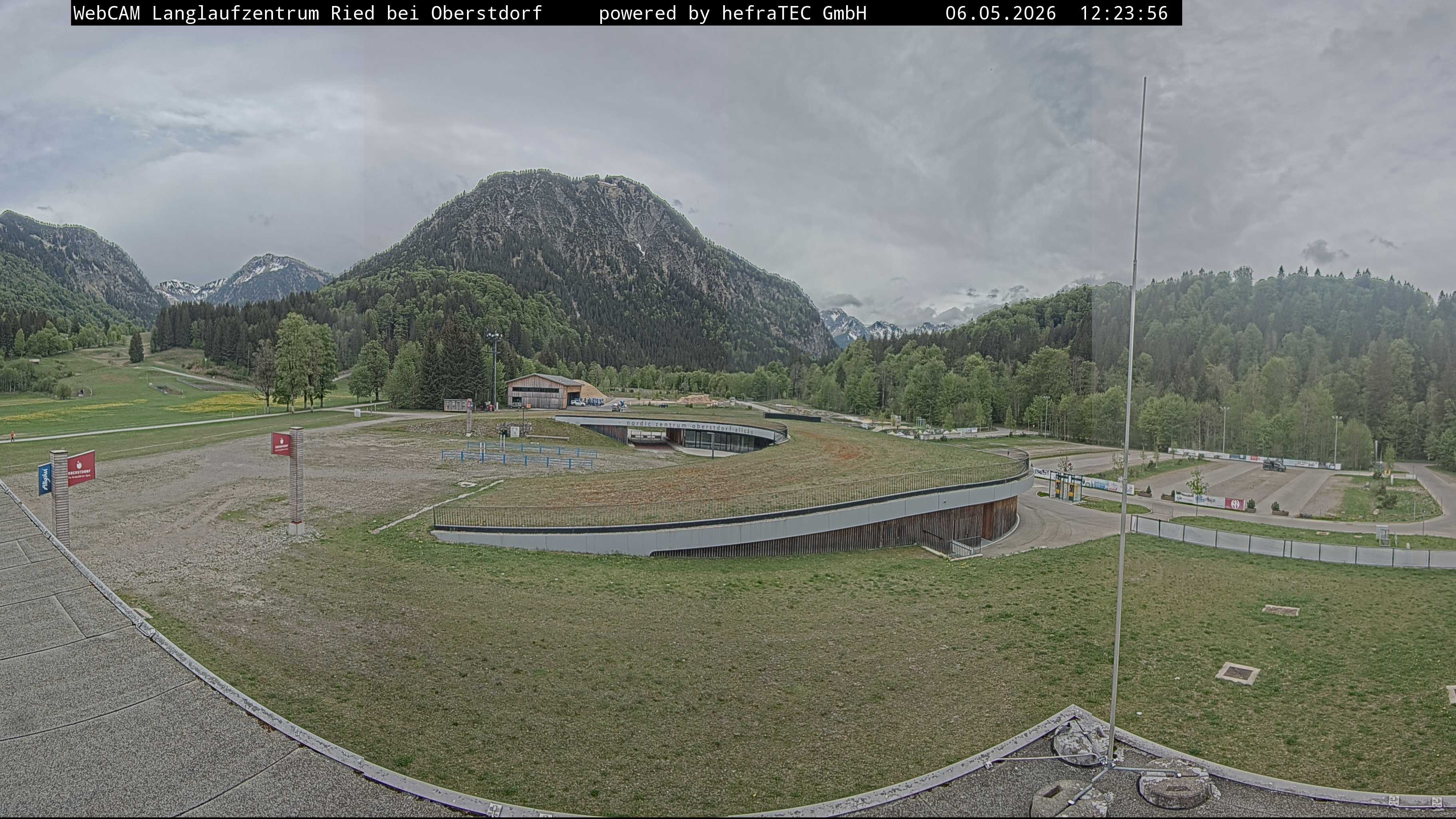 Archiv Foto Webcam Oberstdorf: Blick ins Langlaufstadion
