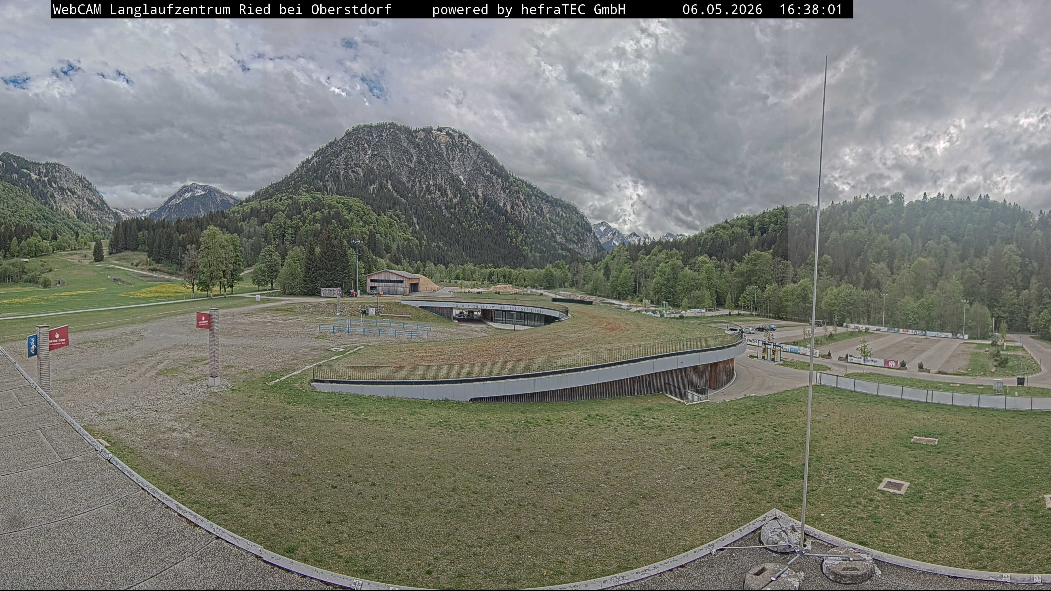 Archiv Foto Webcam Oberstdorf: Blick ins Langlaufstadion