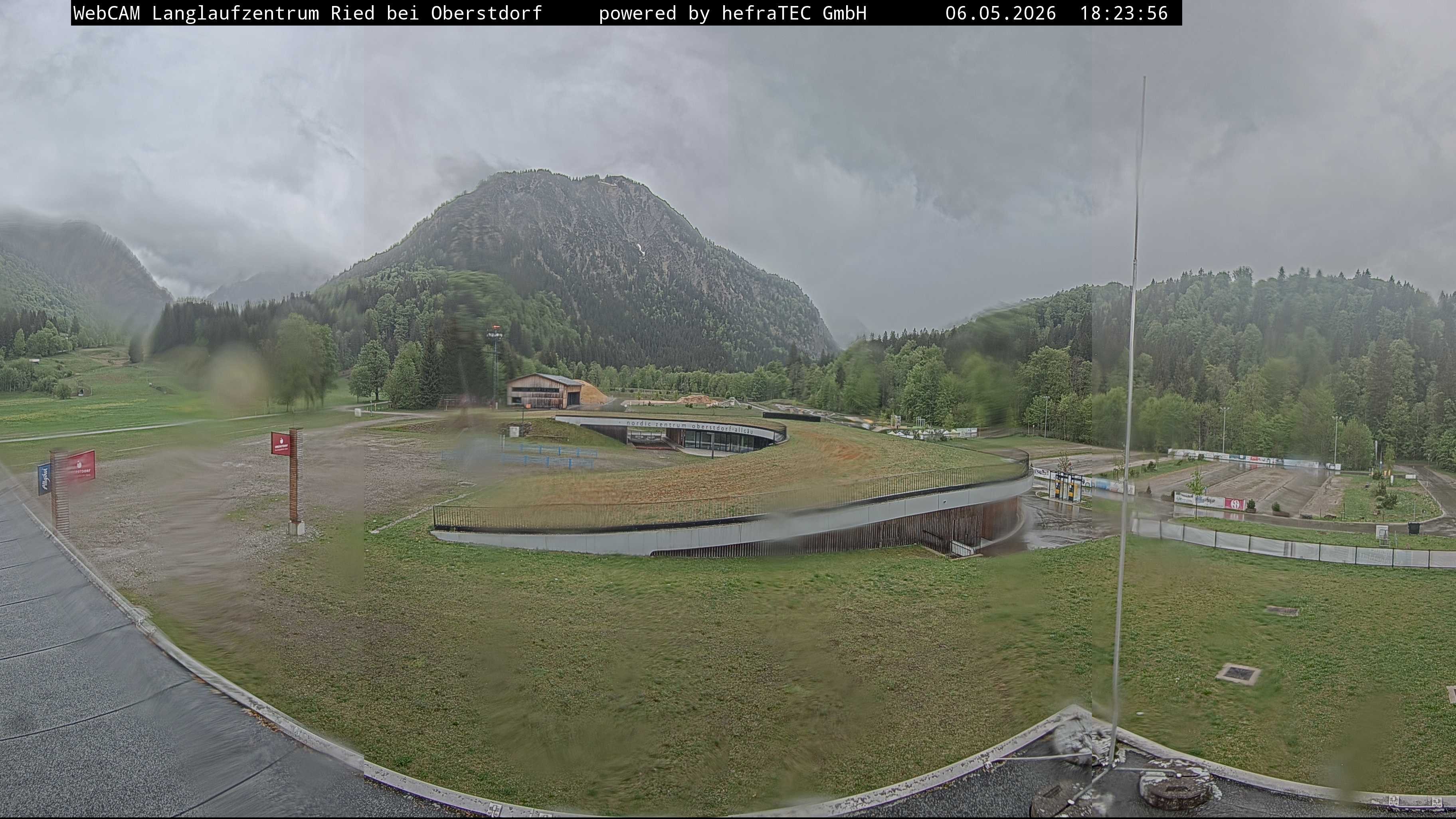 Archiv Foto Webcam Oberstdorf: Blick ins Langlaufstadion