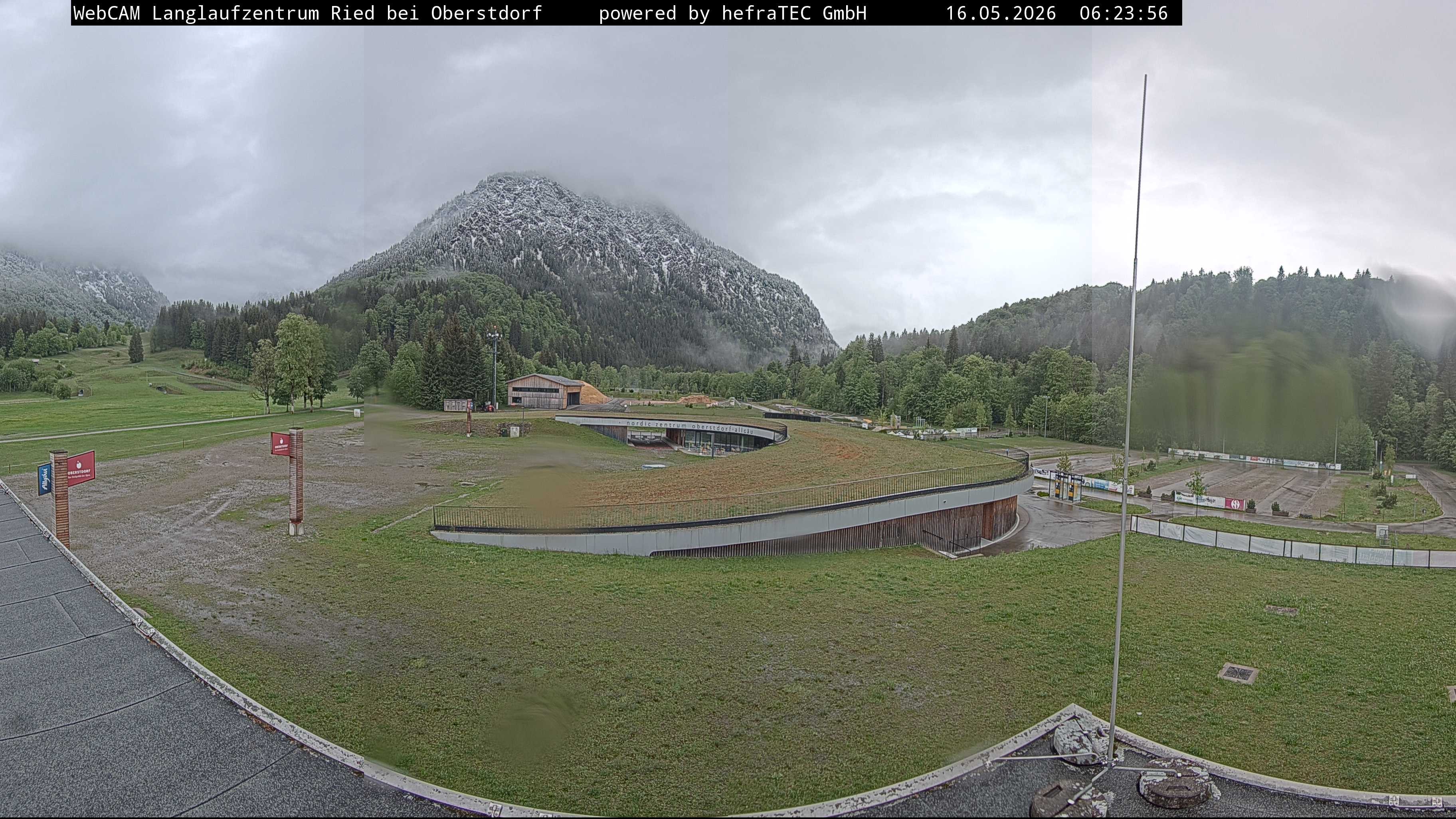 Archiv Foto Webcam Oberstdorf: Blick ins Langlaufstadion