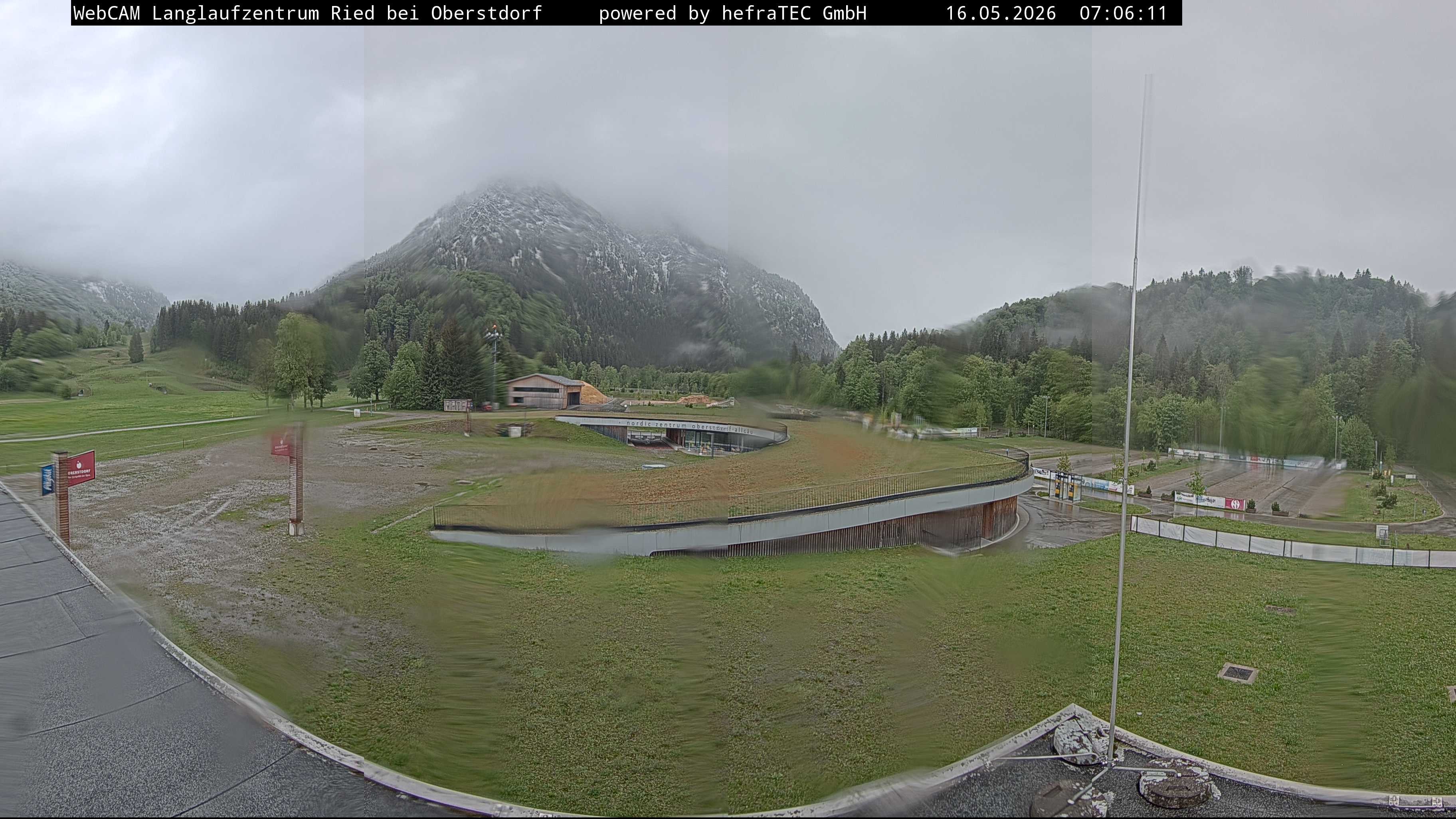 Archiv Foto Webcam Oberstdorf: Blick ins Langlaufstadion
