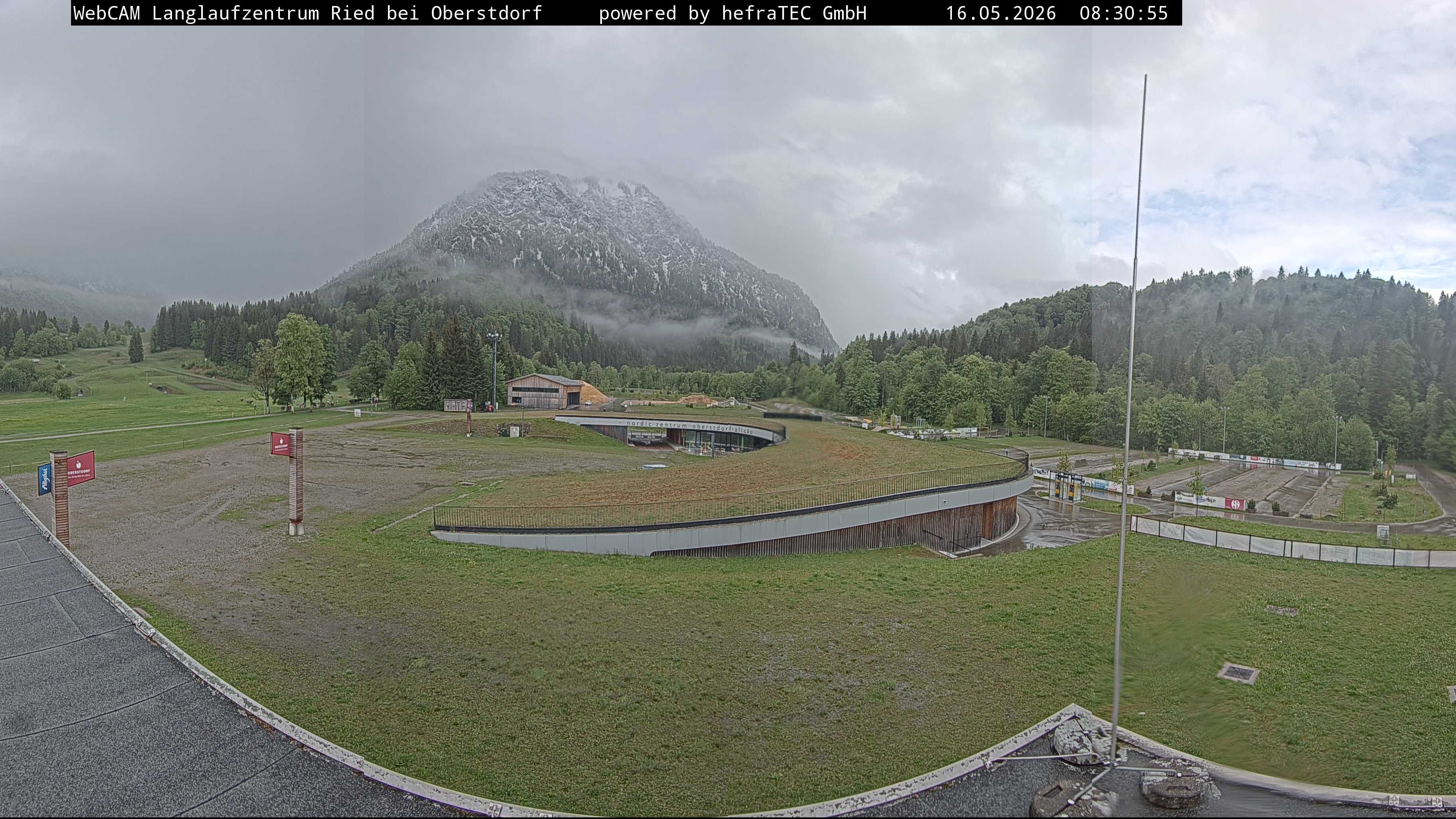 Archiv Foto Webcam Oberstdorf: Blick ins Langlaufstadion
