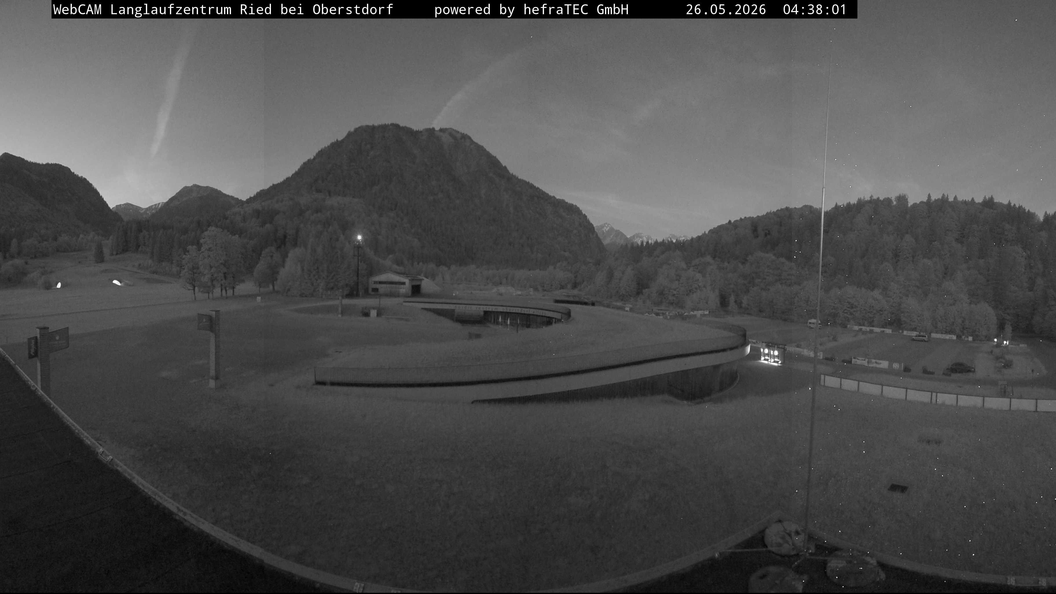 Archiv Foto Webcam Oberstdorf: Blick ins Langlaufstadion
