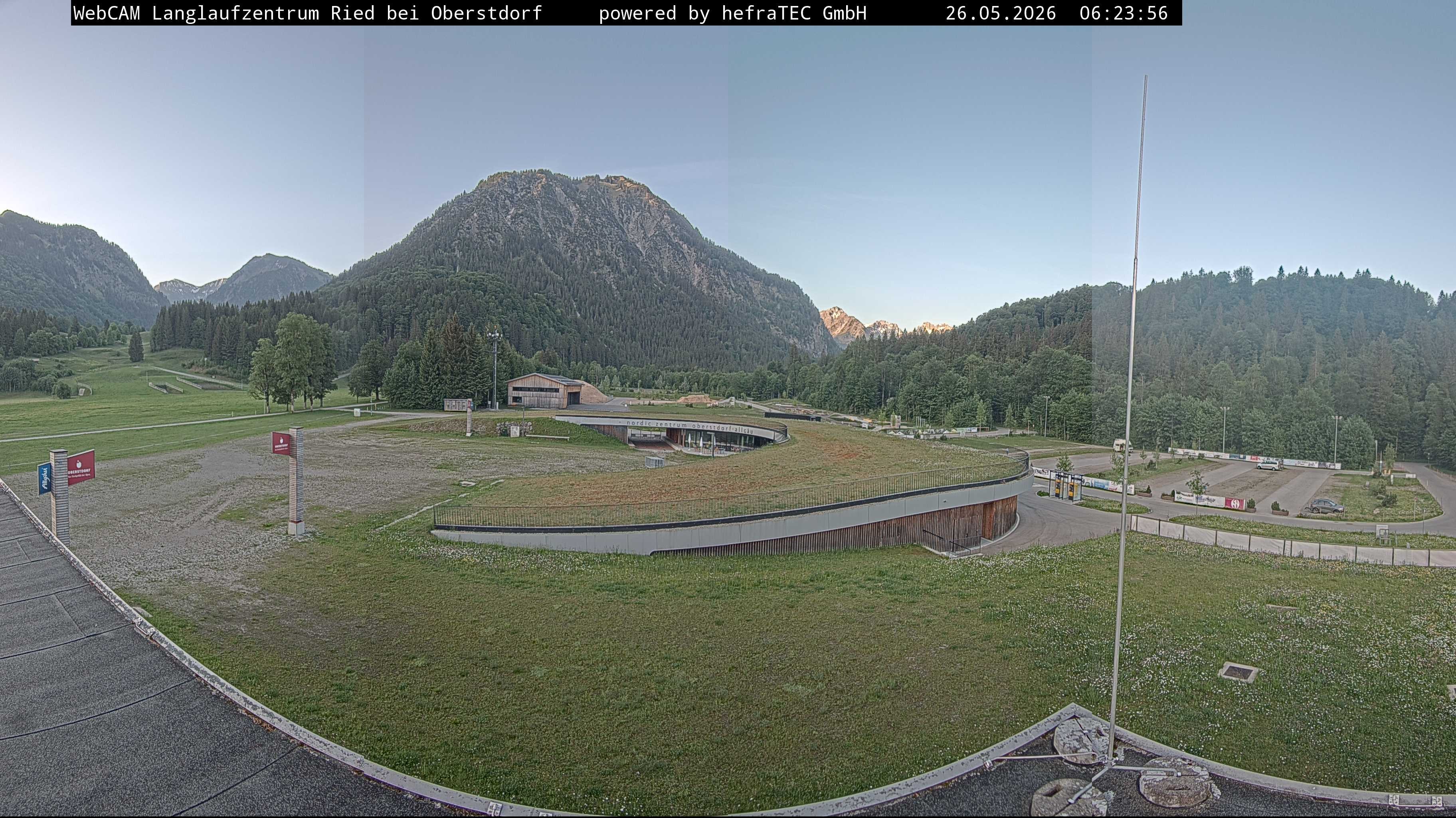Archiv Foto Webcam Oberstdorf: Blick ins Langlaufstadion
