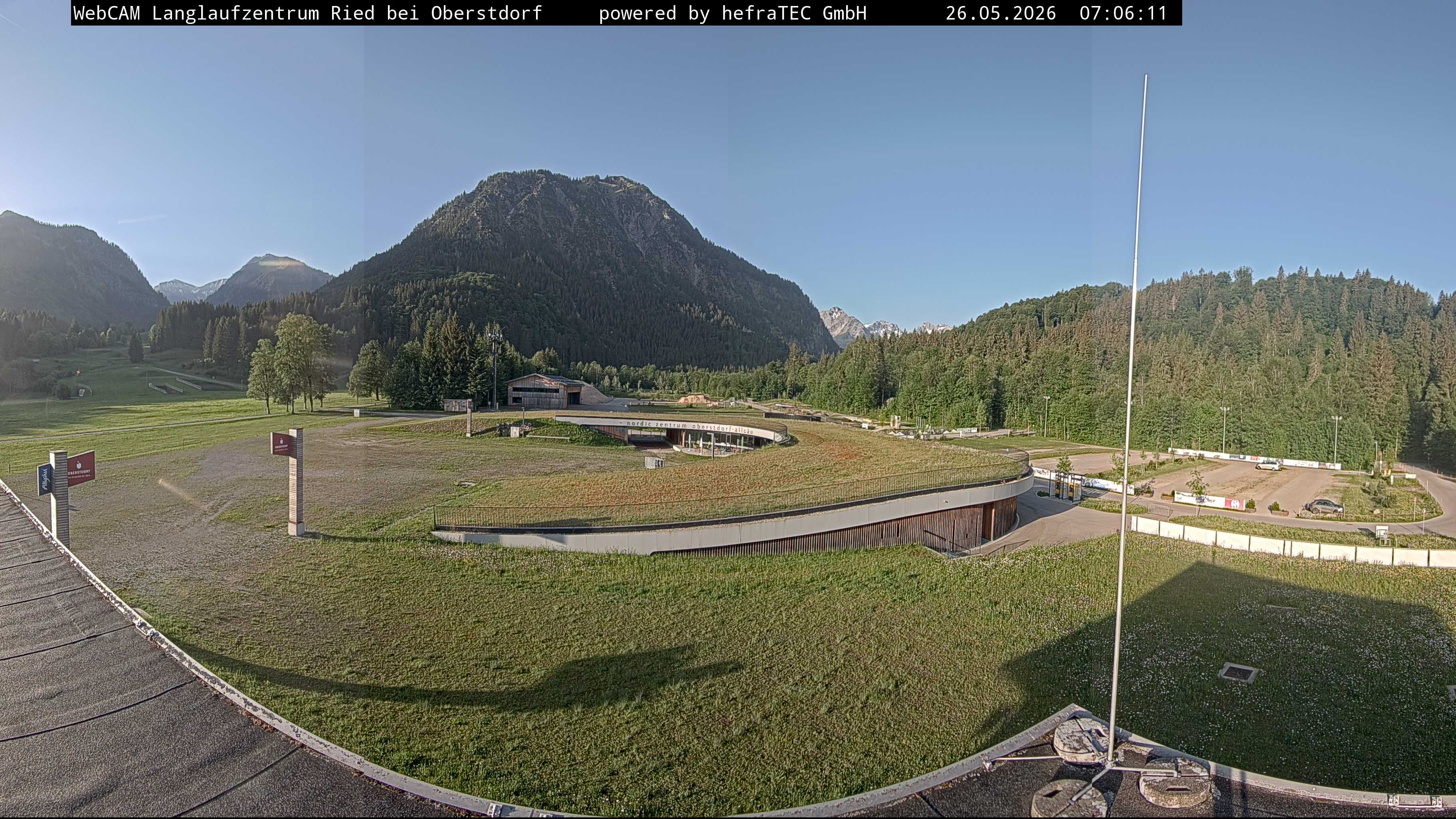 Archiv Foto Webcam Oberstdorf: Blick ins Langlaufstadion