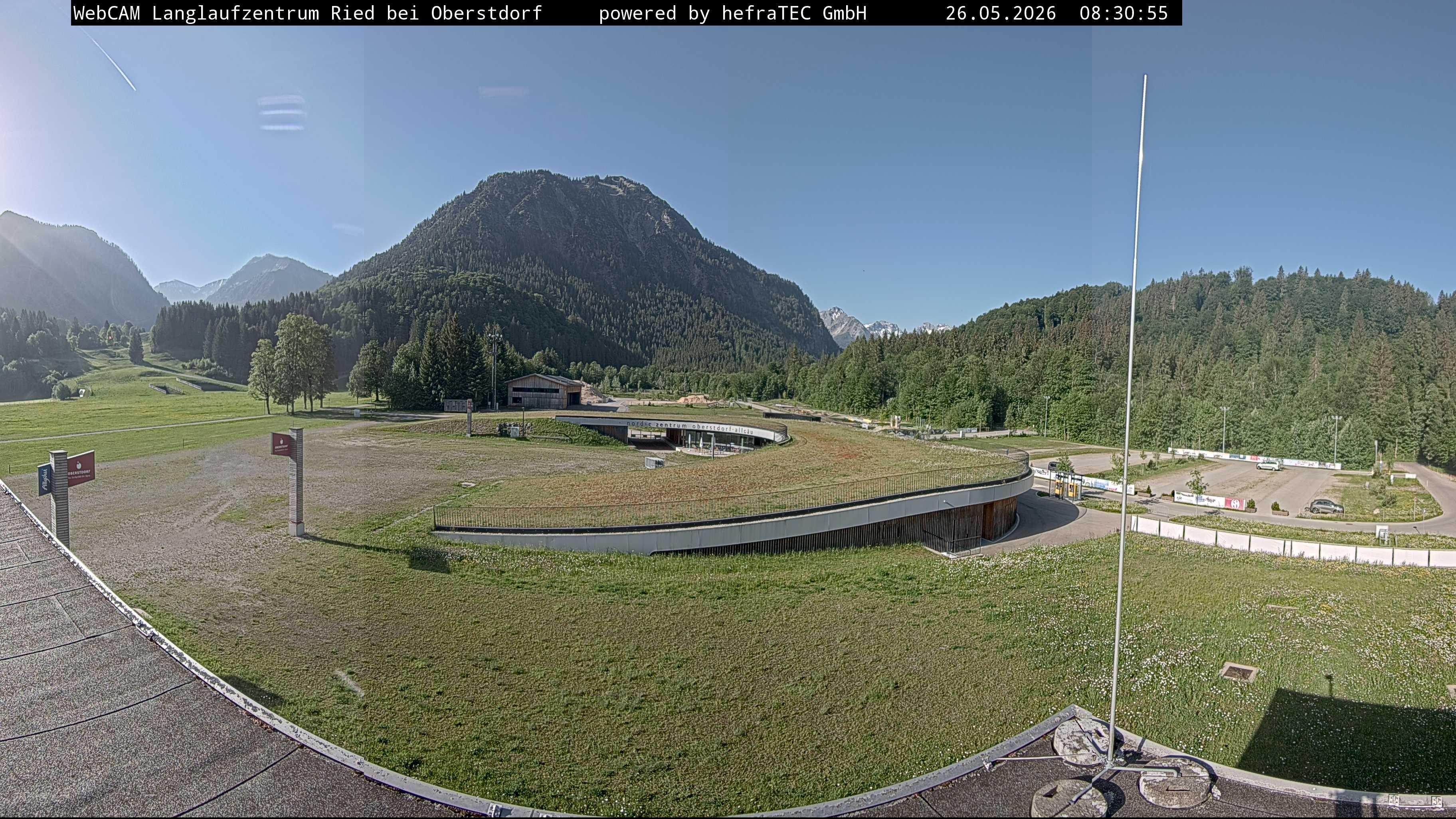 Archiv Foto Webcam Oberstdorf: Blick ins Langlaufstadion