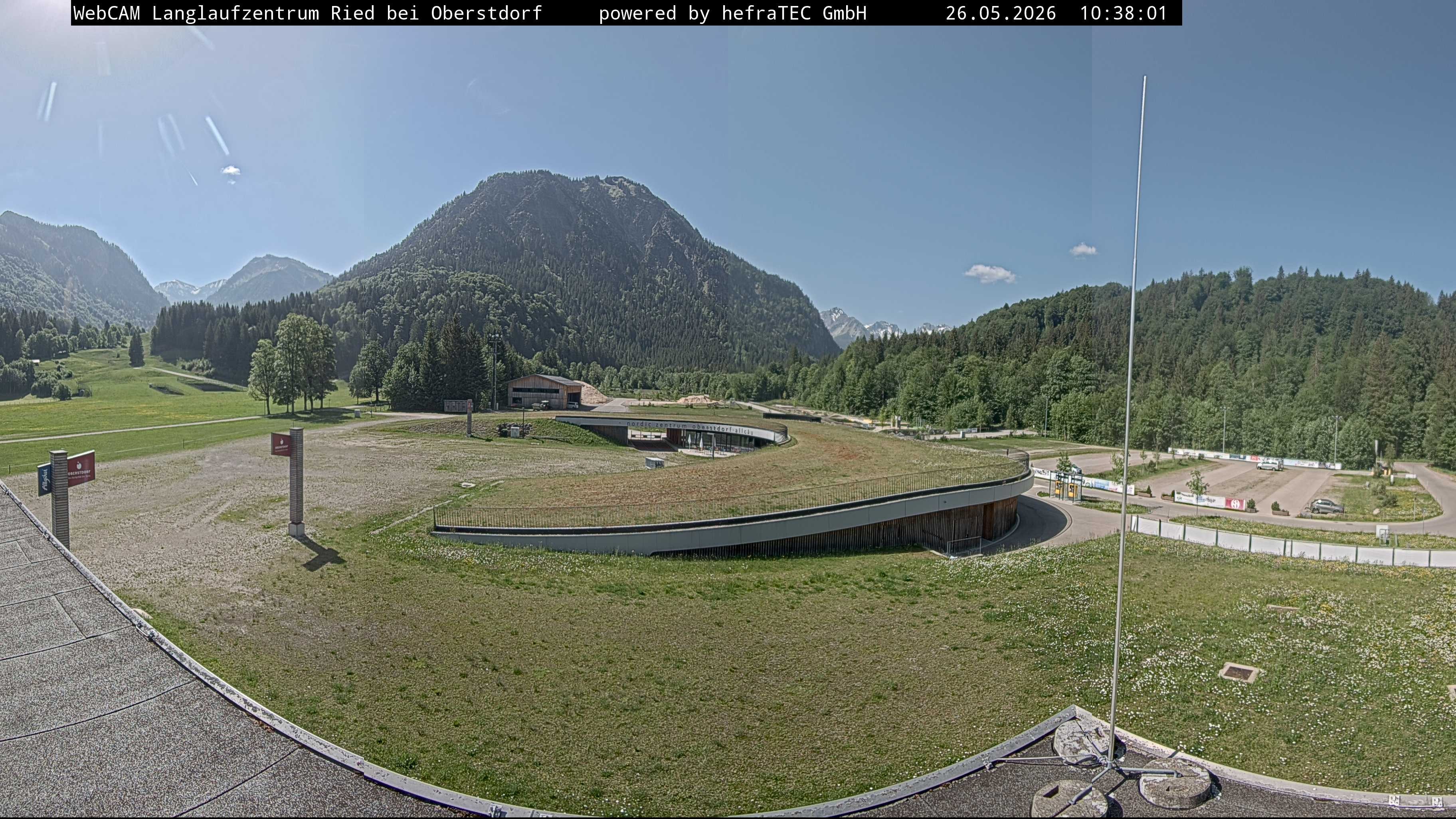 Archiv Foto Webcam Oberstdorf: Blick ins Langlaufstadion