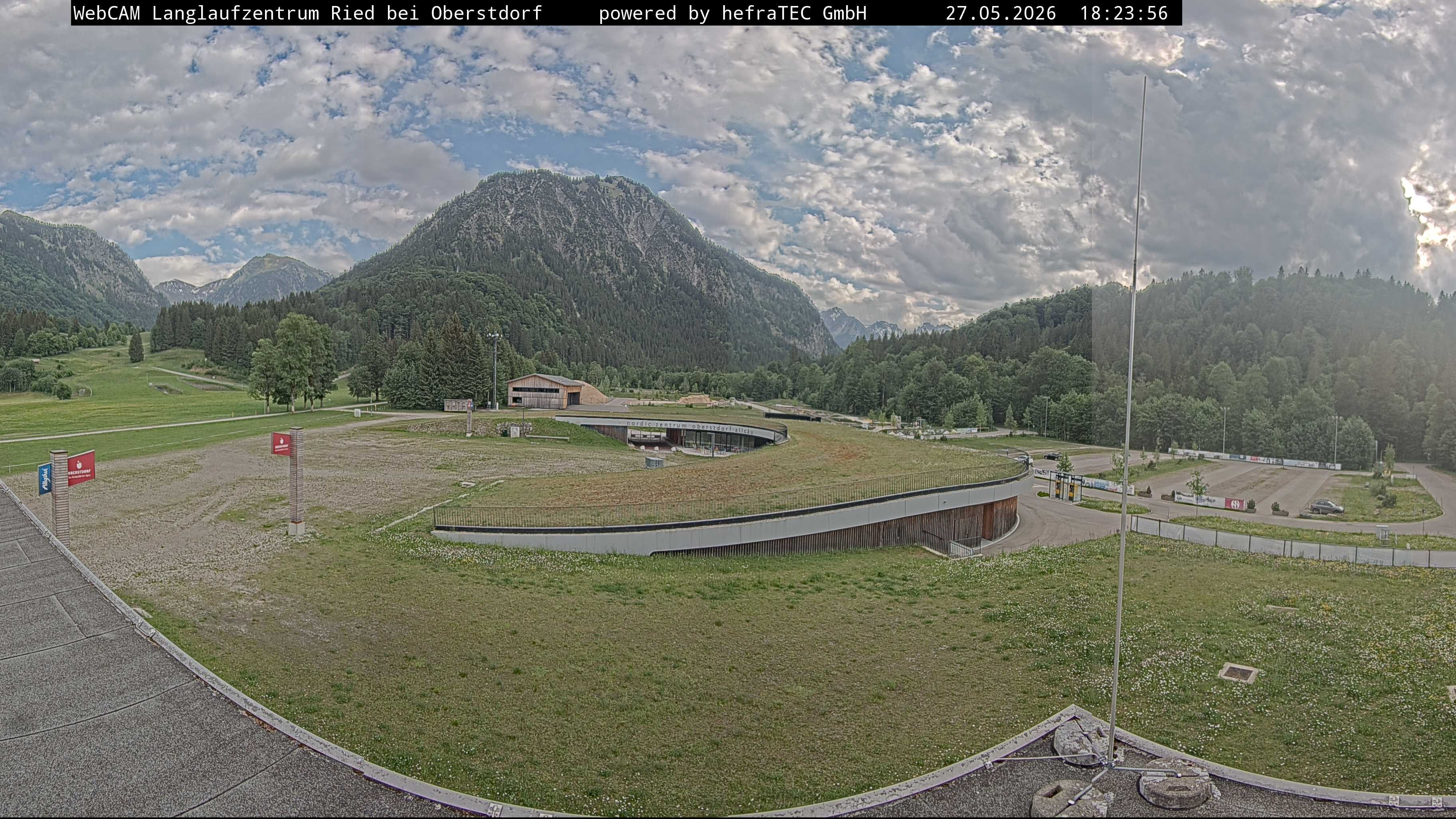 Archiv Foto Webcam Oberstdorf: Blick ins Langlaufstadion