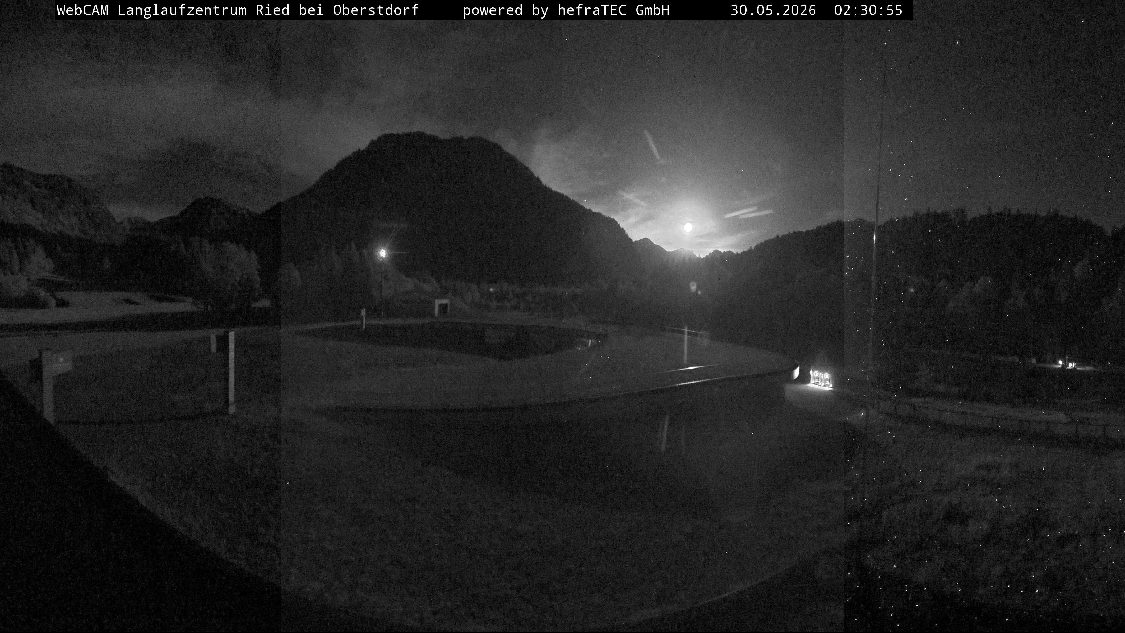 Archiv Foto Webcam Oberstdorf: Blick ins Langlaufstadion