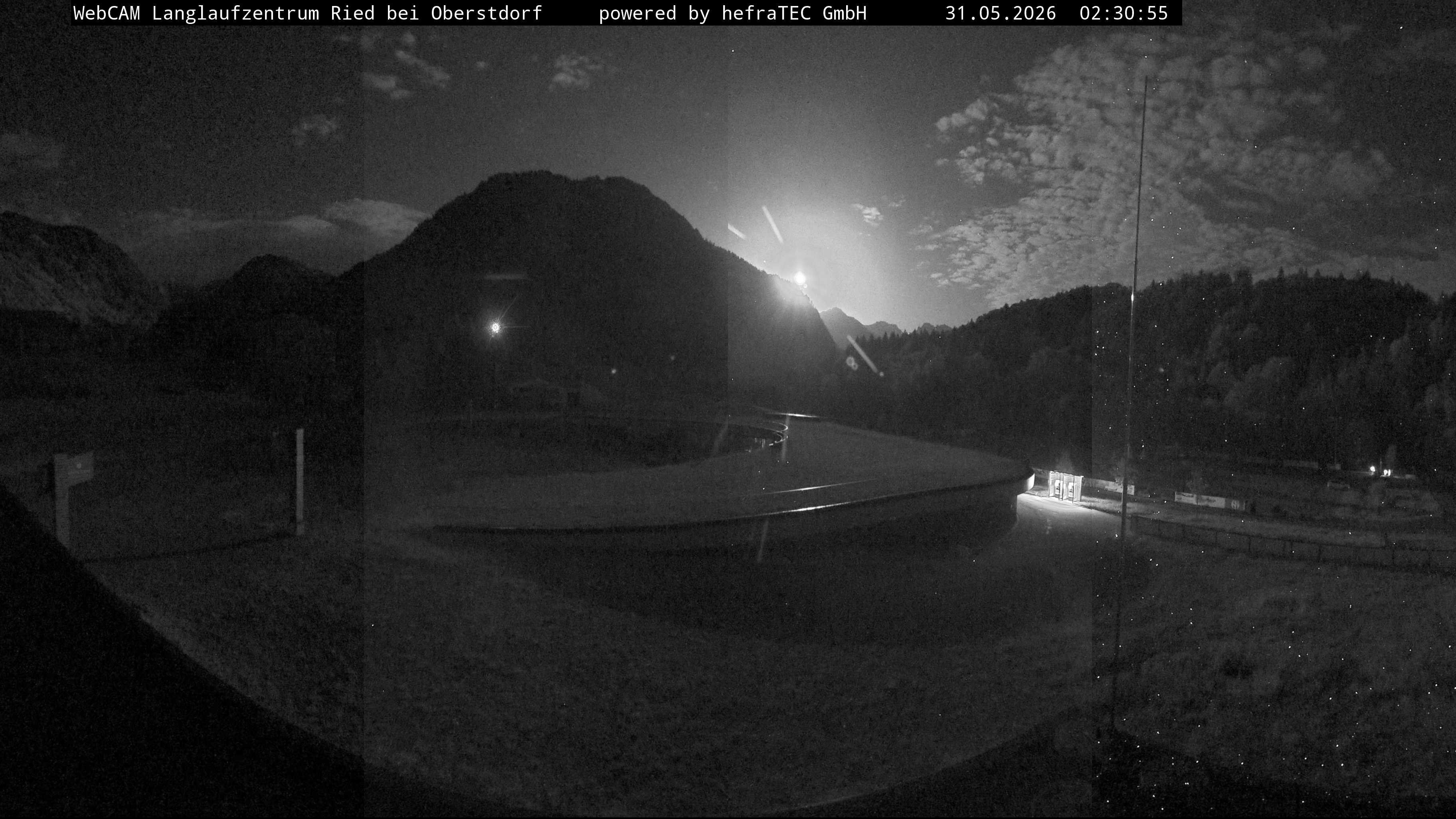 Archiv Foto Webcam Oberstdorf: Blick ins Langlaufstadion