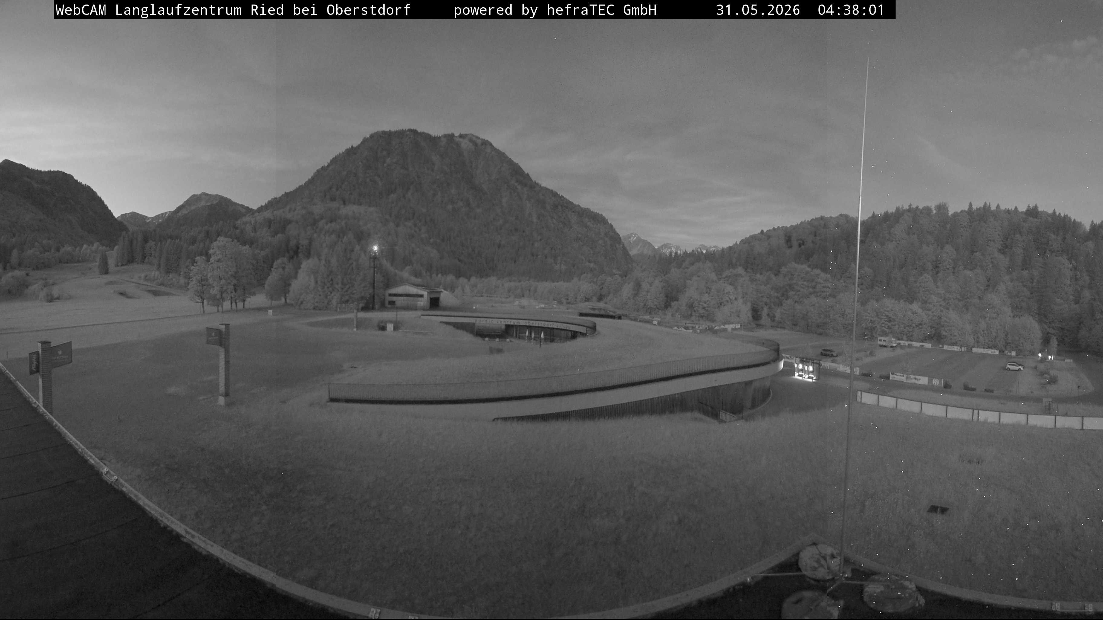 Archiv Foto Webcam Oberstdorf: Blick ins Langlaufstadion