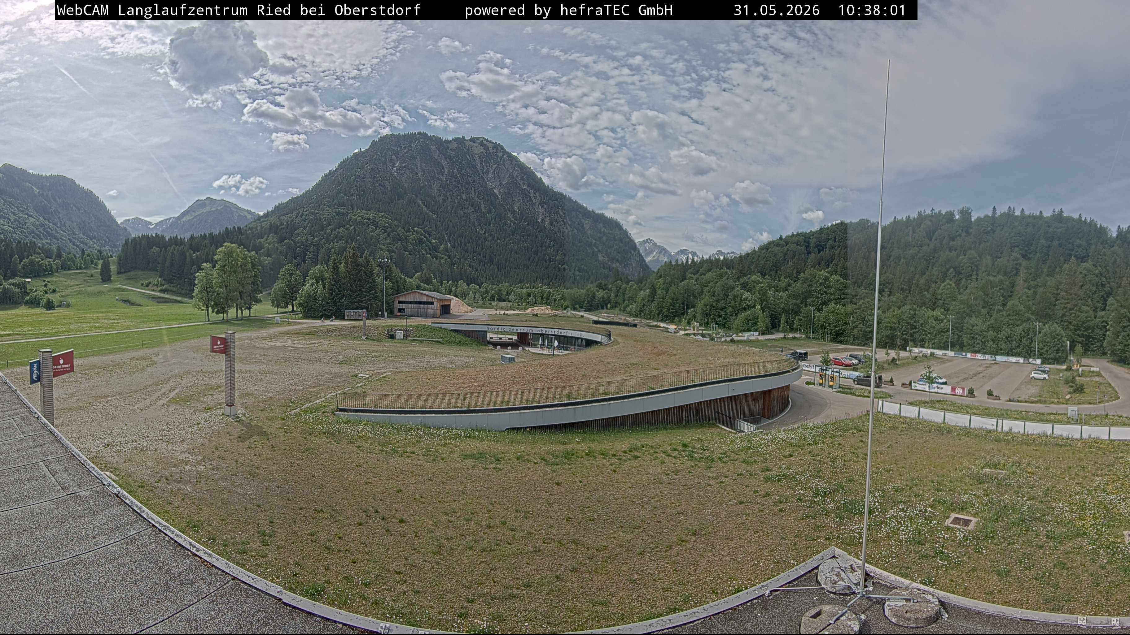 Archiv Foto Webcam Oberstdorf: Blick ins Langlaufstadion