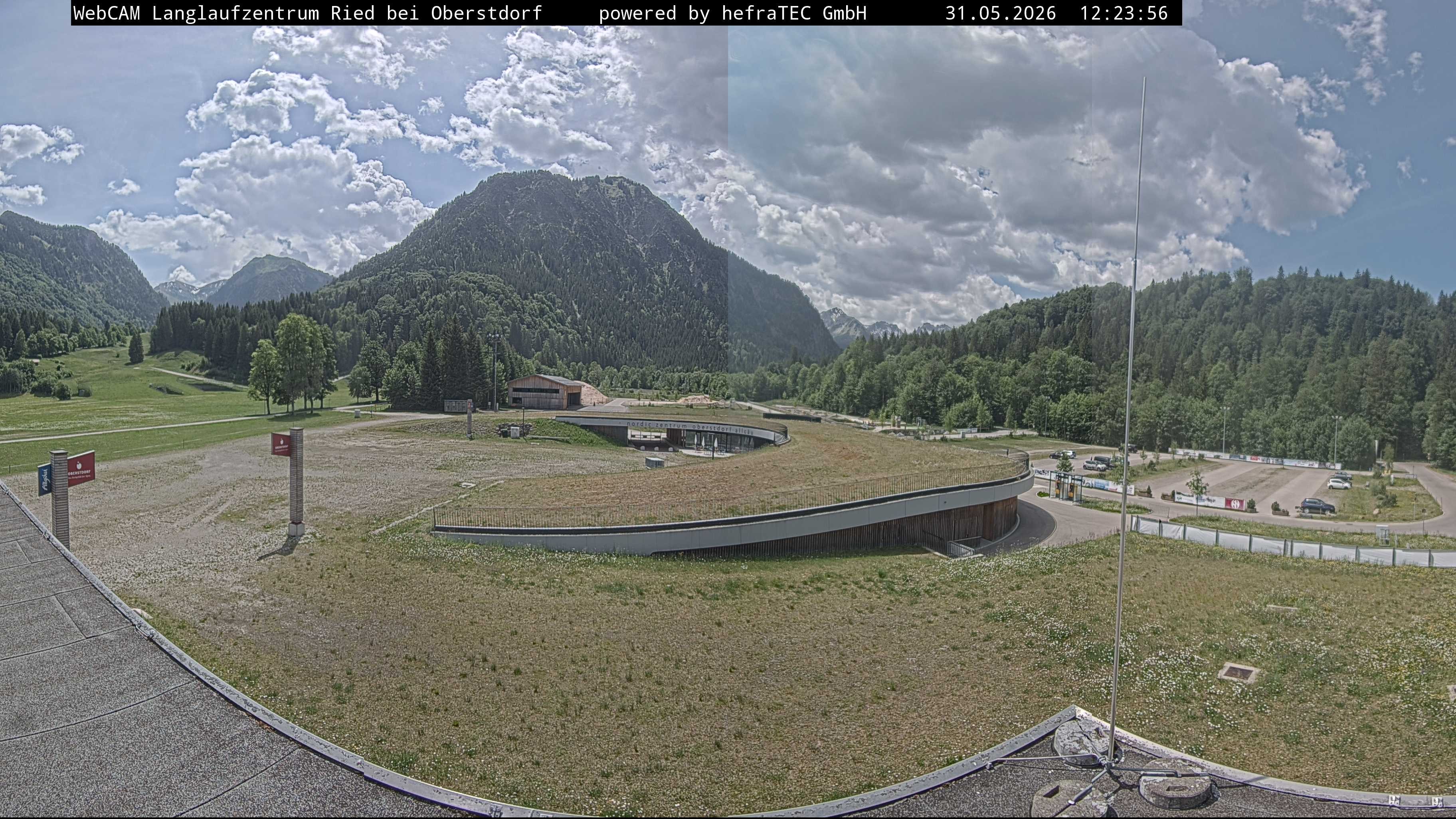 Archiv Foto Webcam Oberstdorf: Blick ins Langlaufstadion