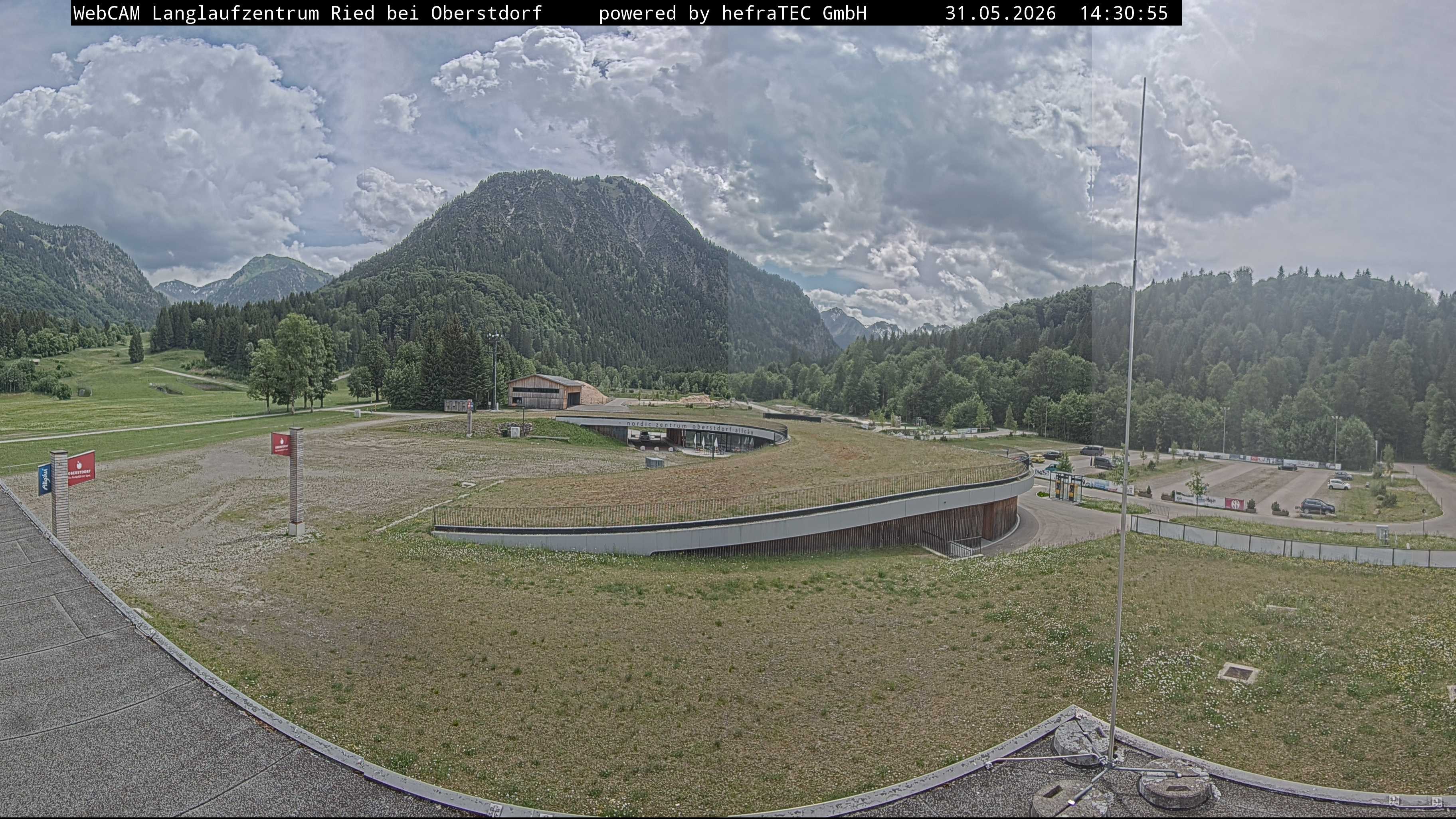 Archiv Foto Webcam Oberstdorf: Blick ins Langlaufstadion
