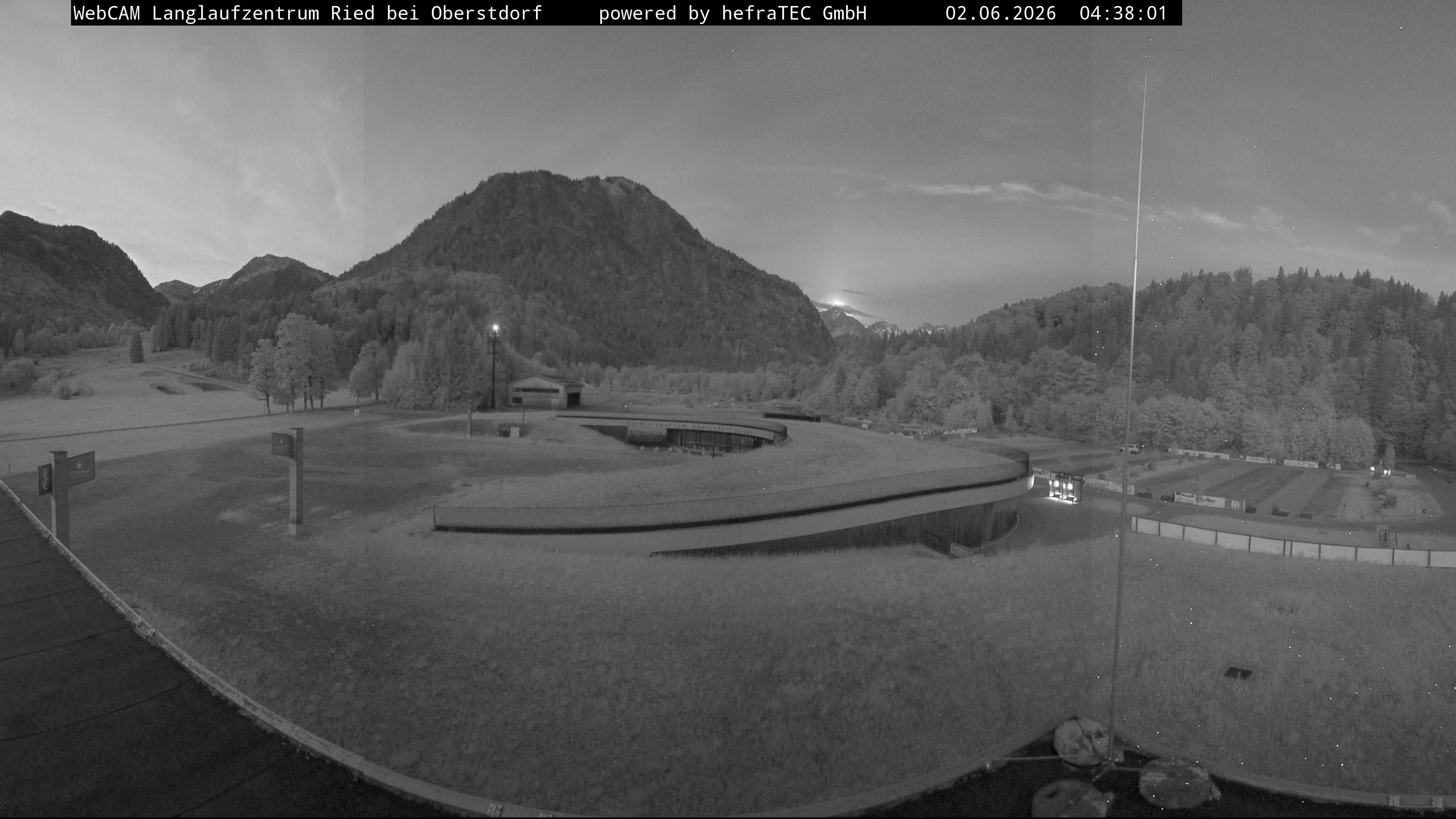 Archiv Foto Webcam Oberstdorf: Blick ins Langlaufstadion