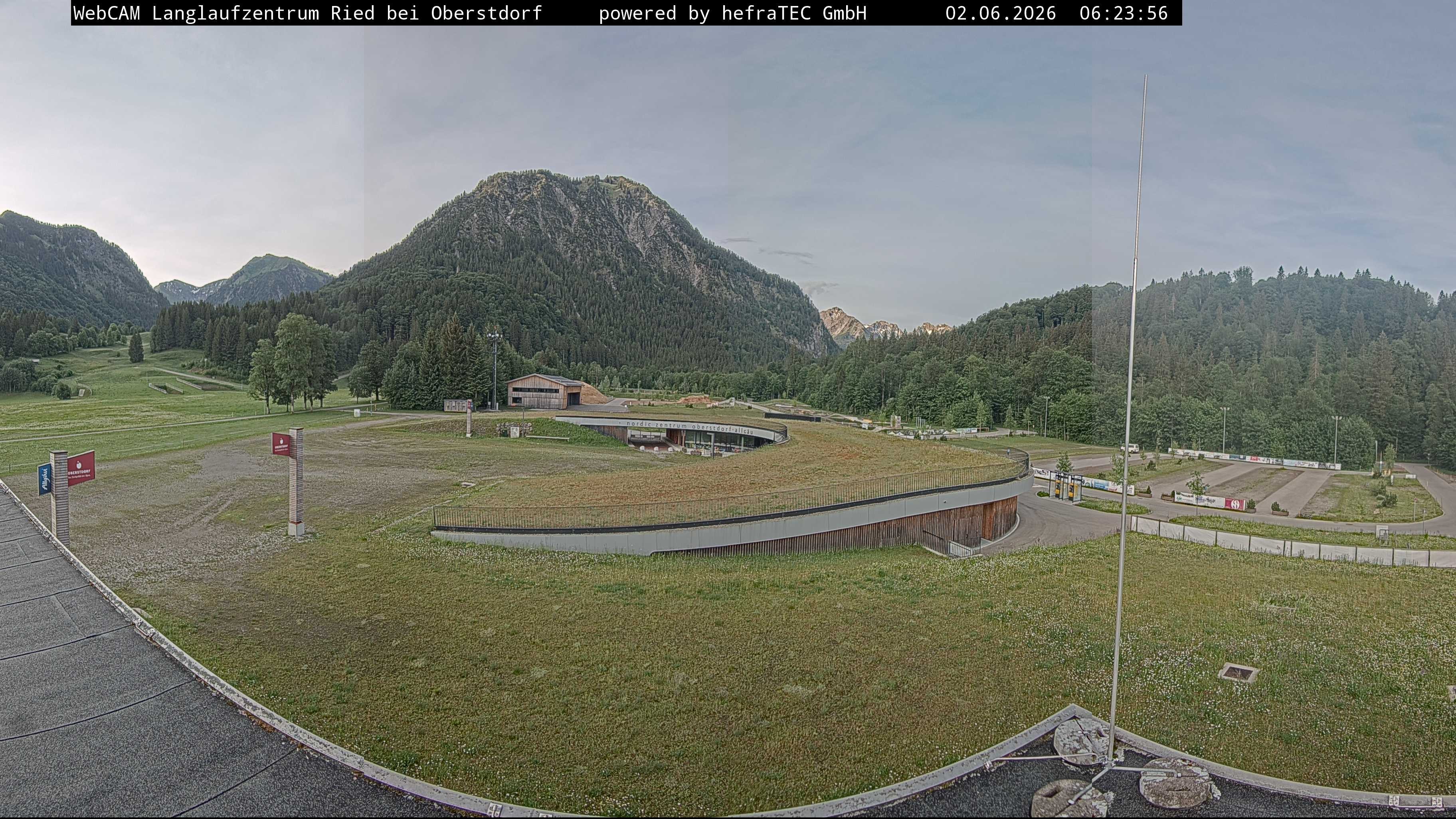 Archiv Foto Webcam Oberstdorf: Blick ins Langlaufstadion