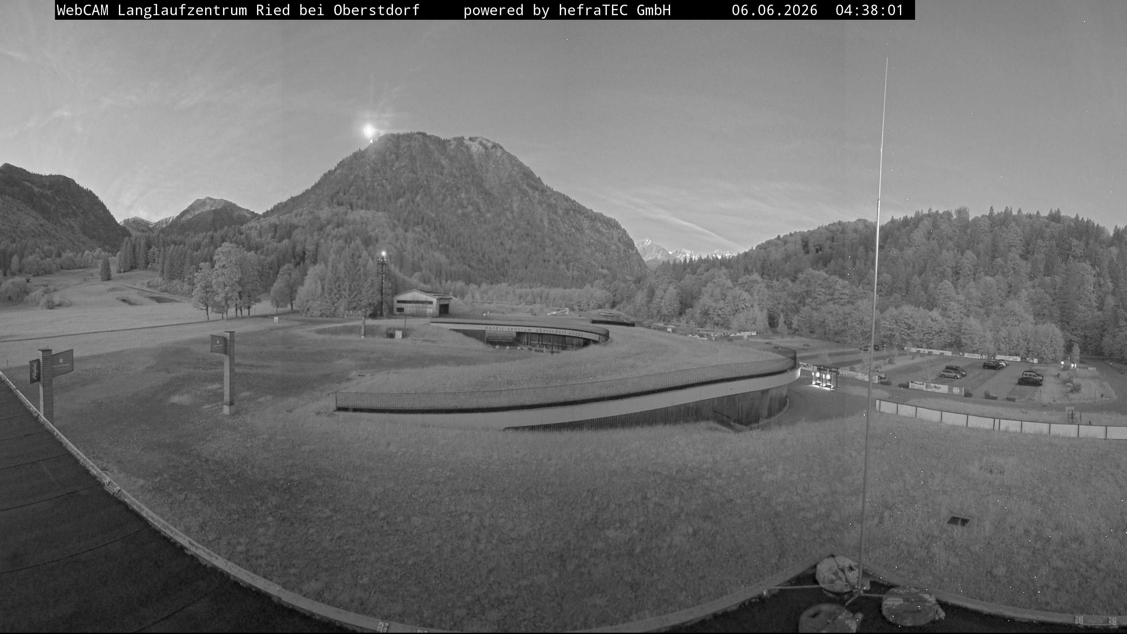 Archiv Foto Webcam Oberstdorf: Blick ins Langlaufstadion