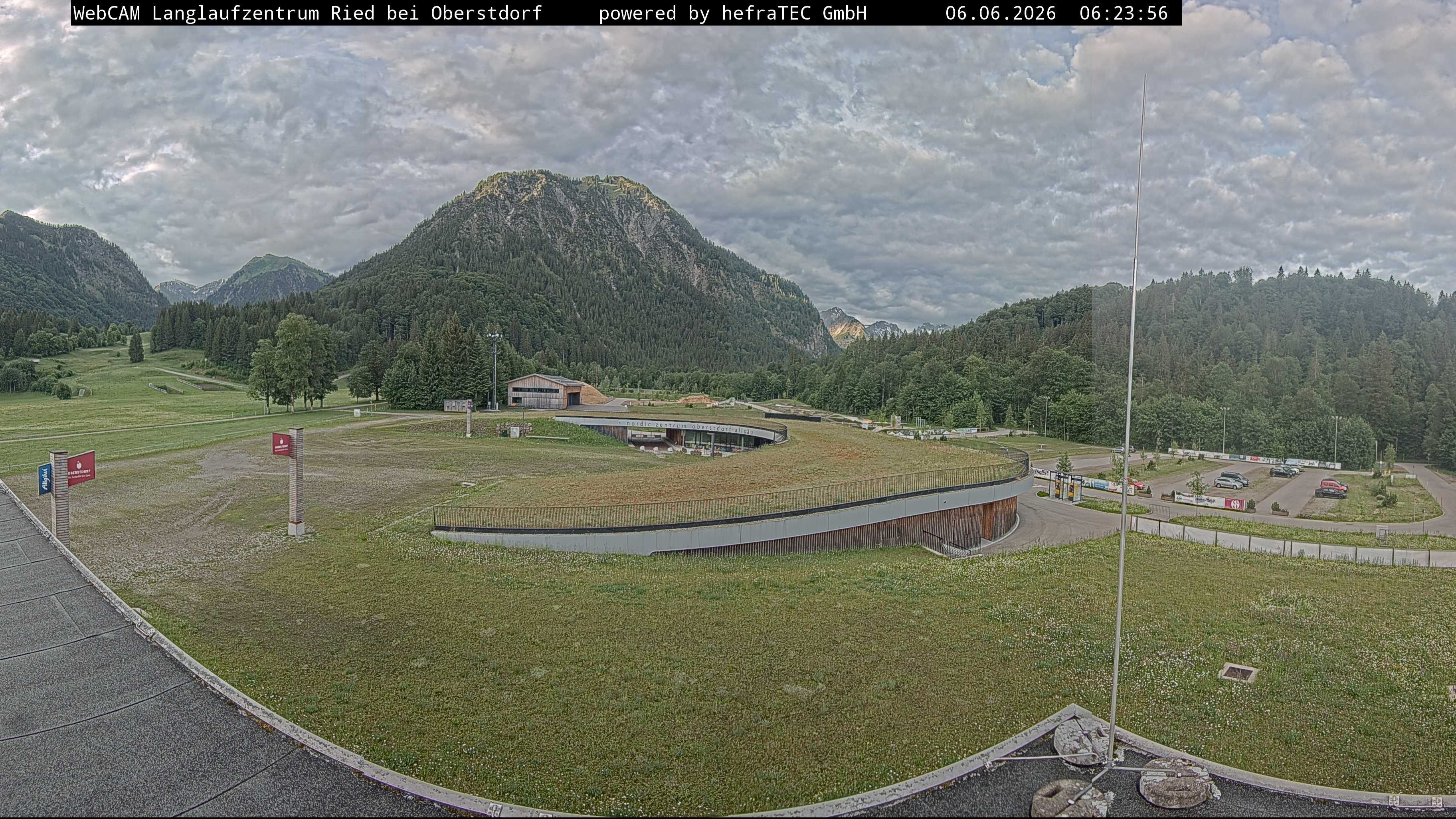 Archiv Foto Webcam Oberstdorf: Blick ins Langlaufstadion