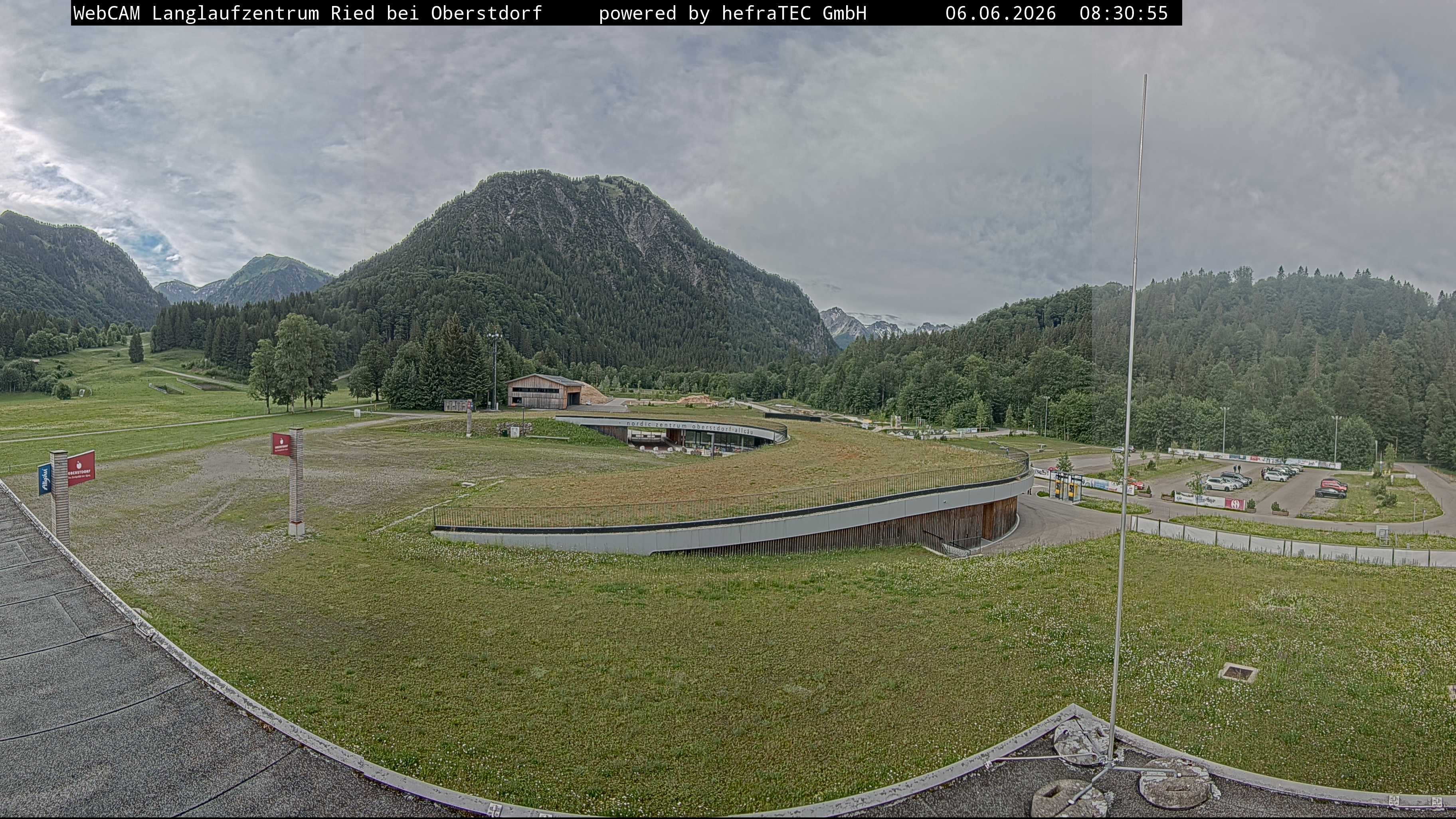 Archiv Foto Webcam Oberstdorf: Blick ins Langlaufstadion