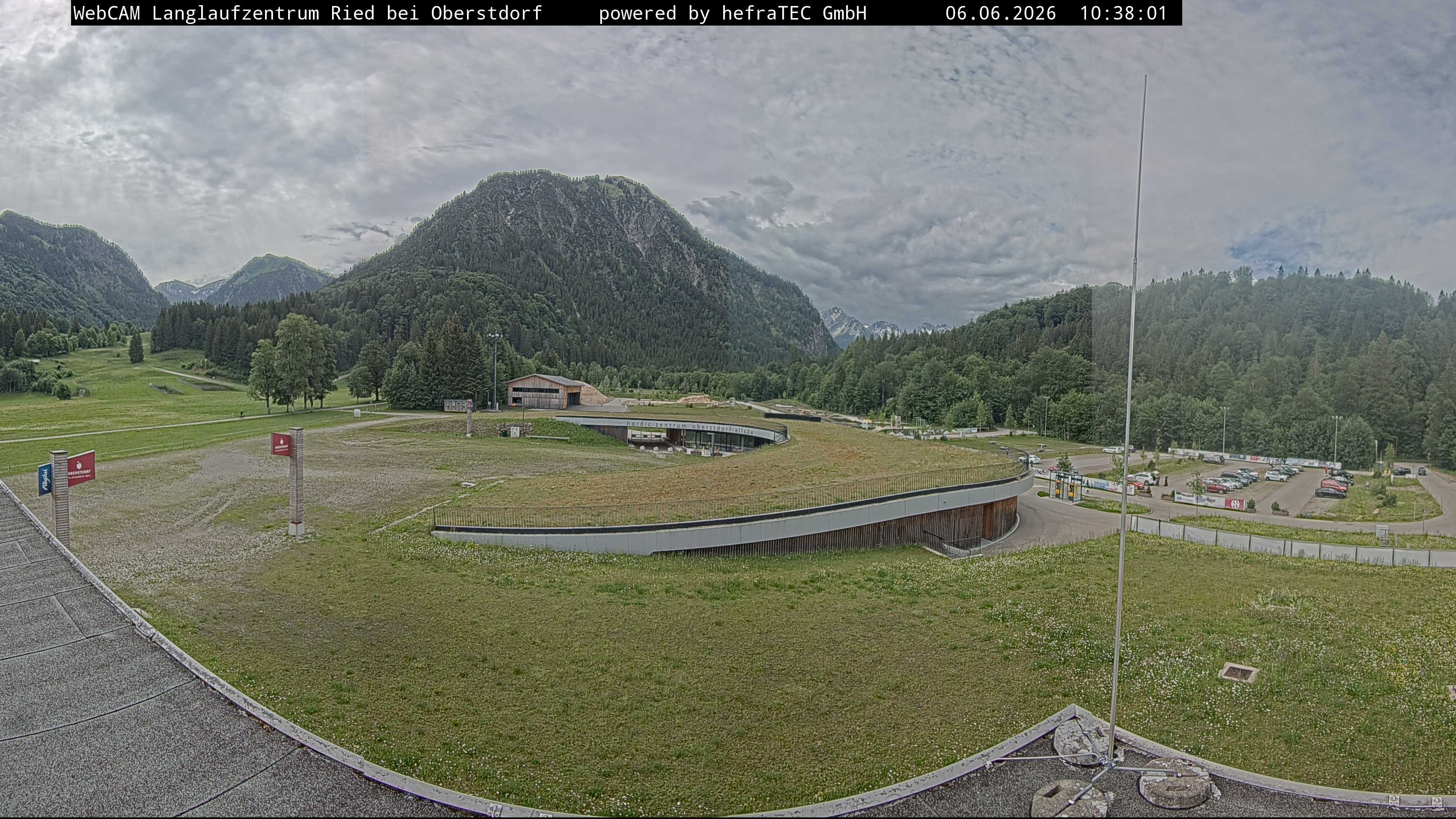 Archiv Foto Webcam Oberstdorf: Blick ins Langlaufstadion