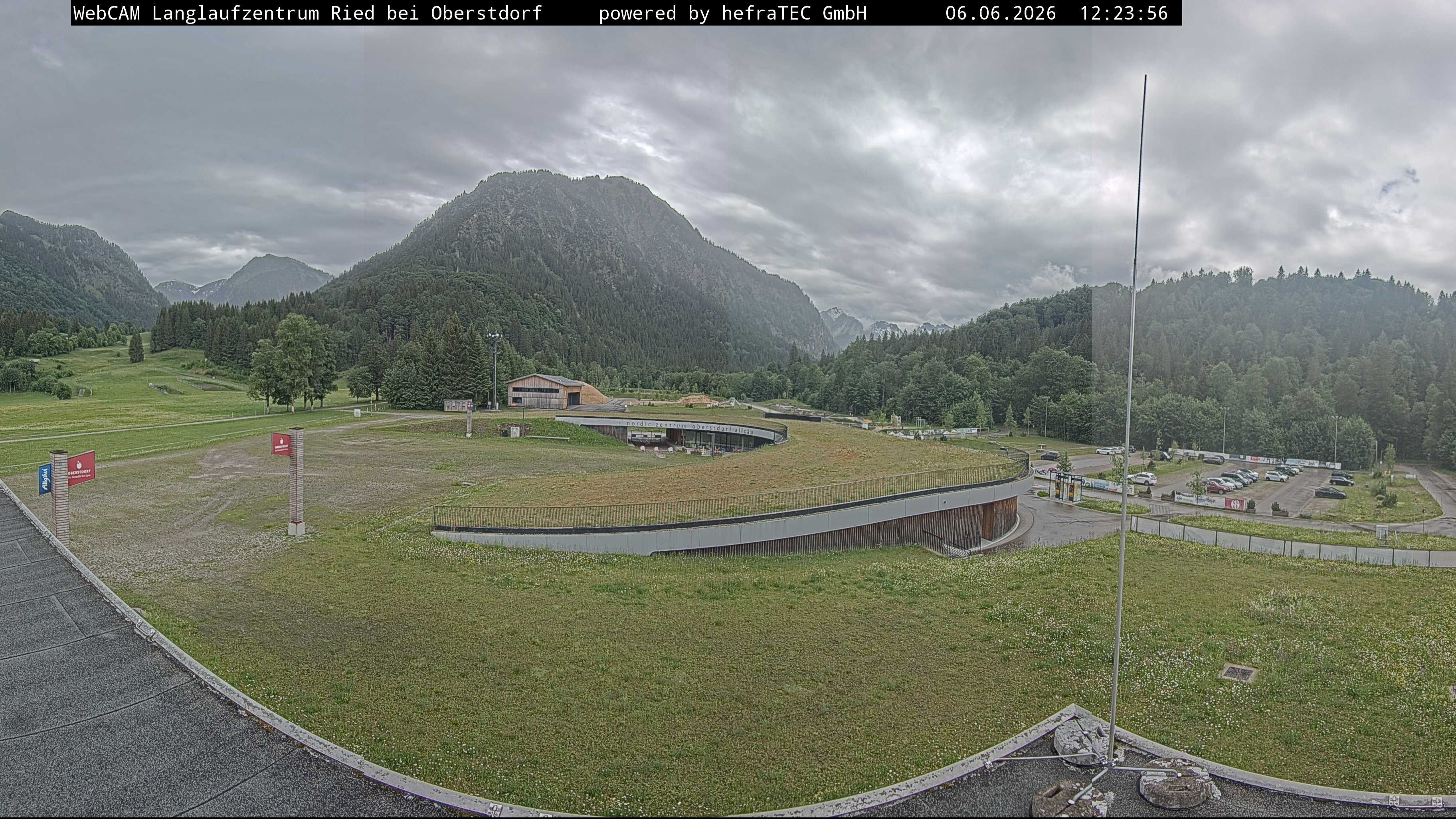 Archiv Foto Webcam Oberstdorf: Blick ins Langlaufstadion
