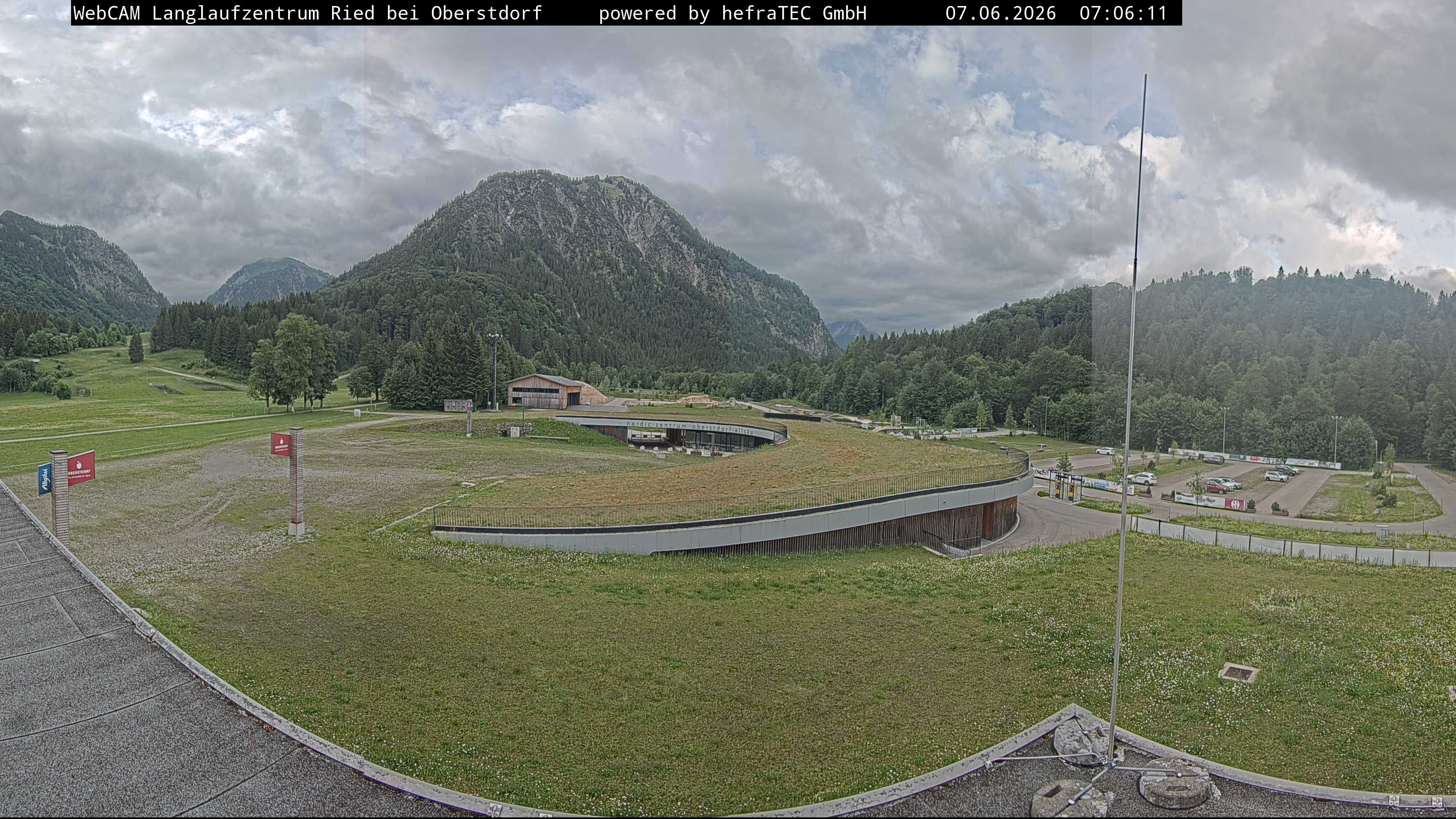 Archiv Foto Webcam Oberstdorf: Blick ins Langlaufstadion