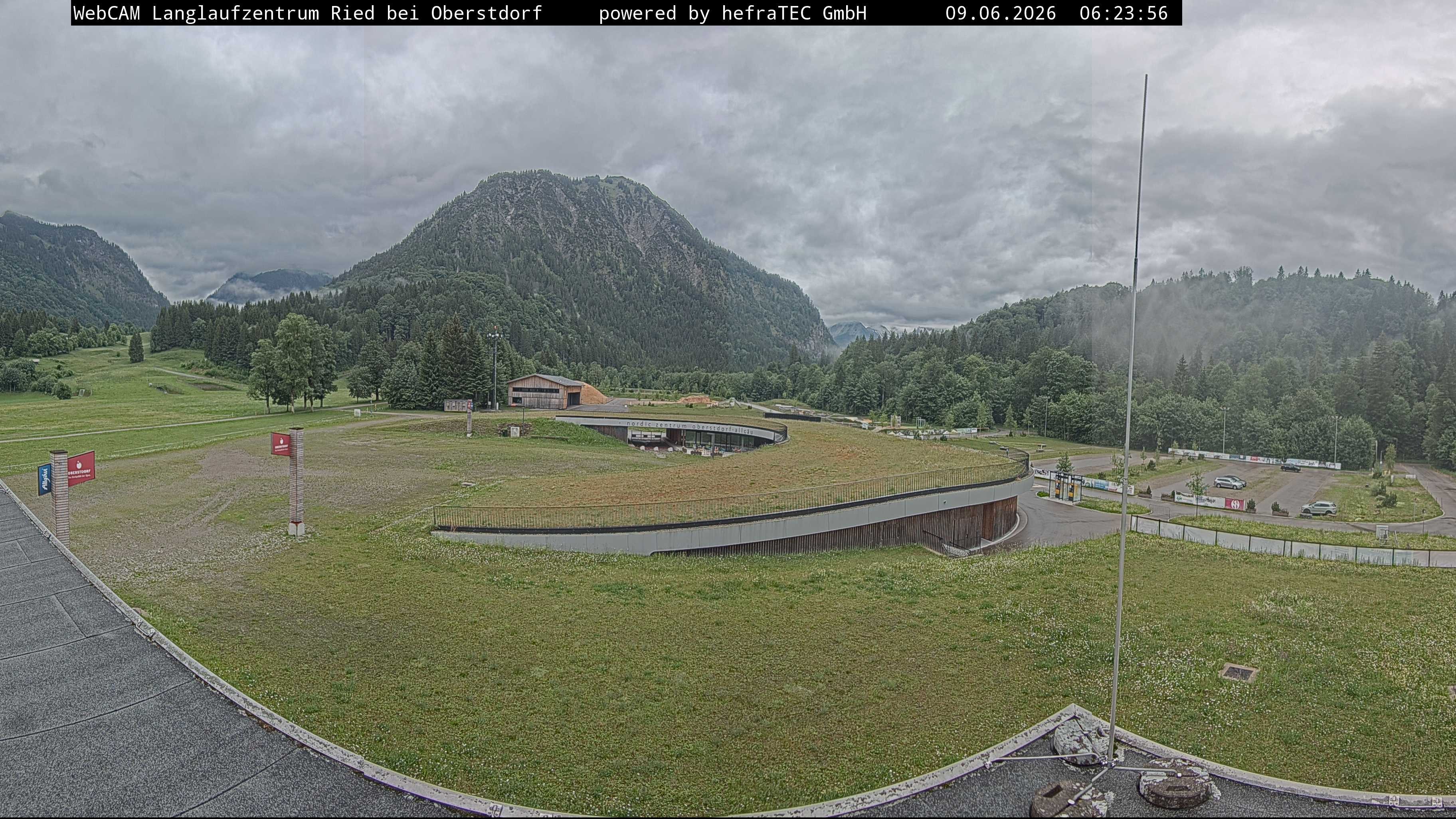 Archiv Foto Webcam Oberstdorf: Blick ins Langlaufstadion