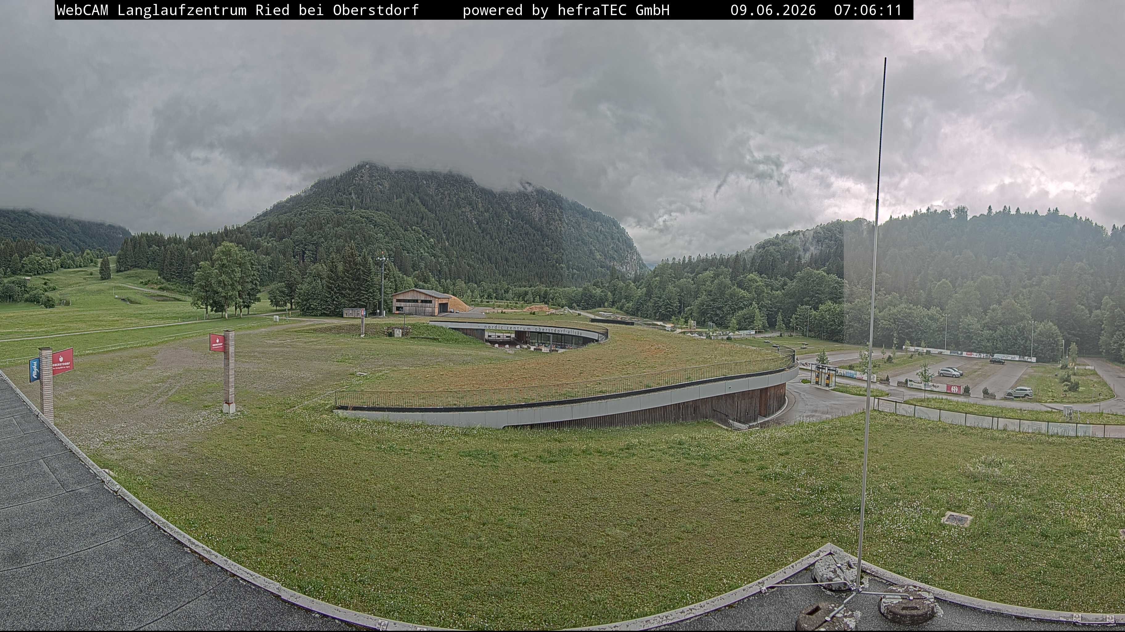 Archiv Foto Webcam Oberstdorf: Blick ins Langlaufstadion