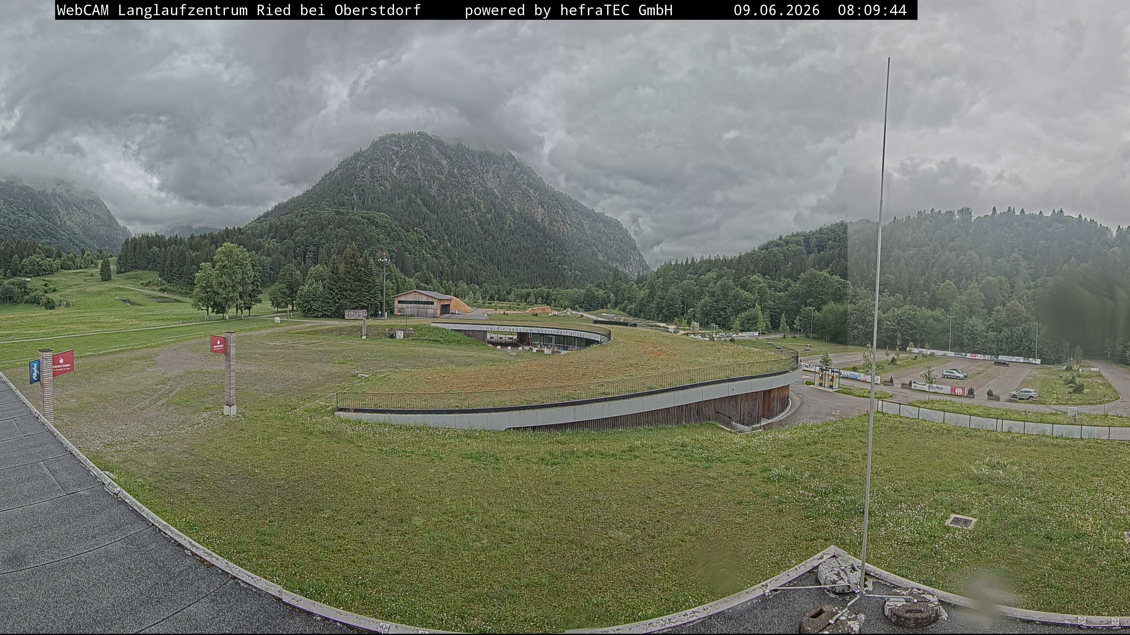 Archiv Foto Webcam Oberstdorf: Blick ins Langlaufstadion