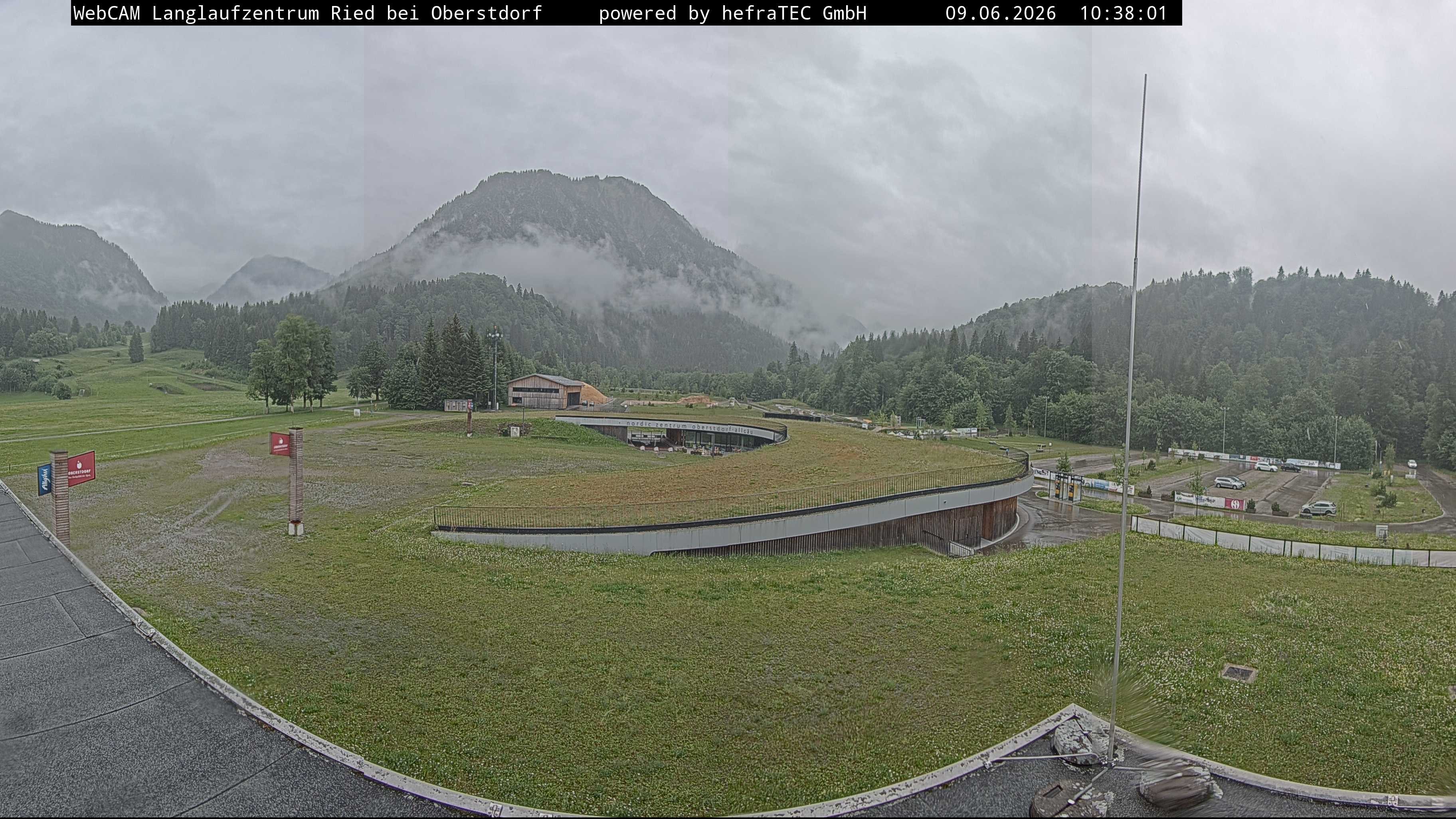 Archiv Foto Webcam Oberstdorf: Blick ins Langlaufstadion