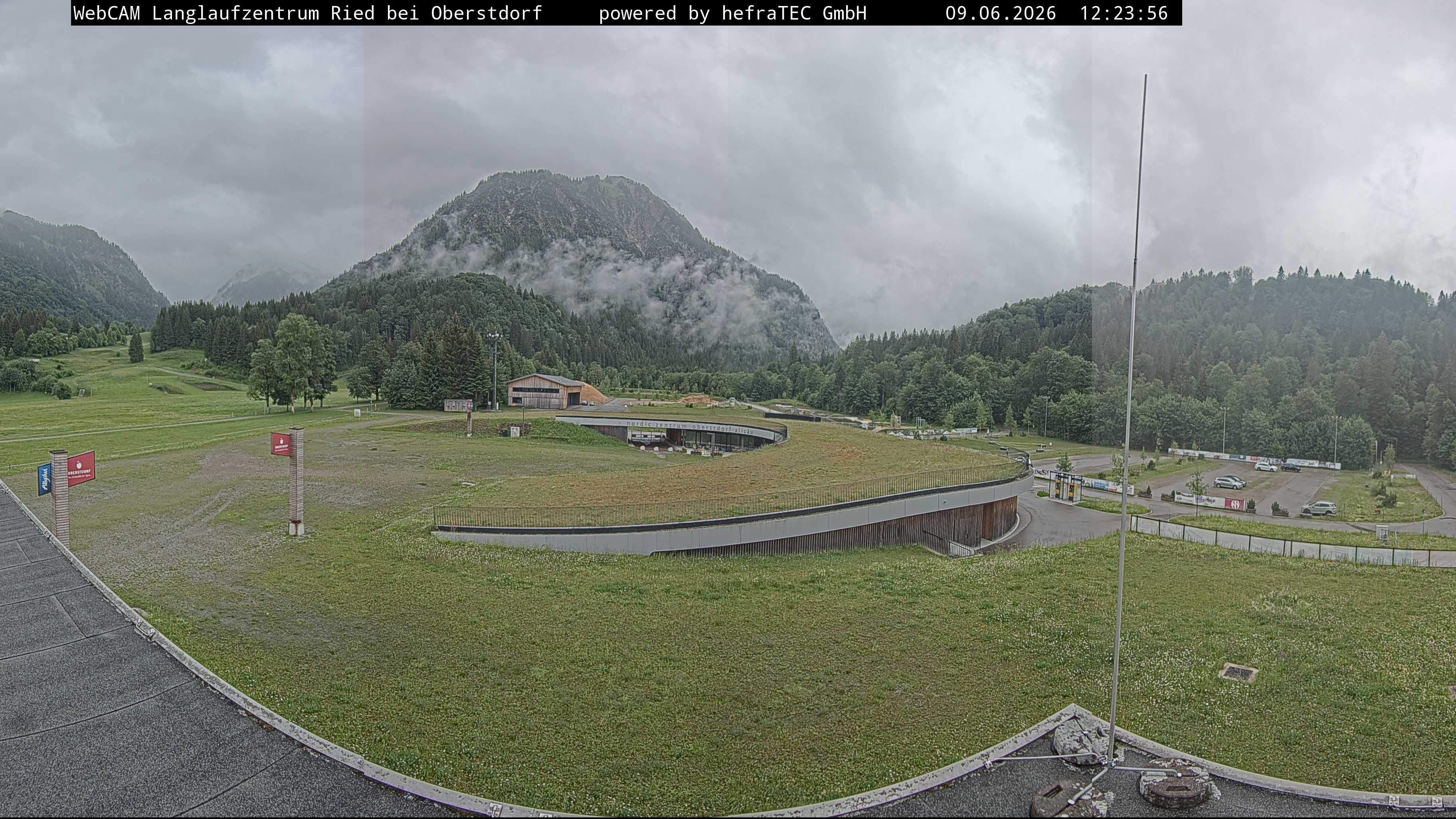 Archiv Foto Webcam Oberstdorf: Blick ins Langlaufstadion