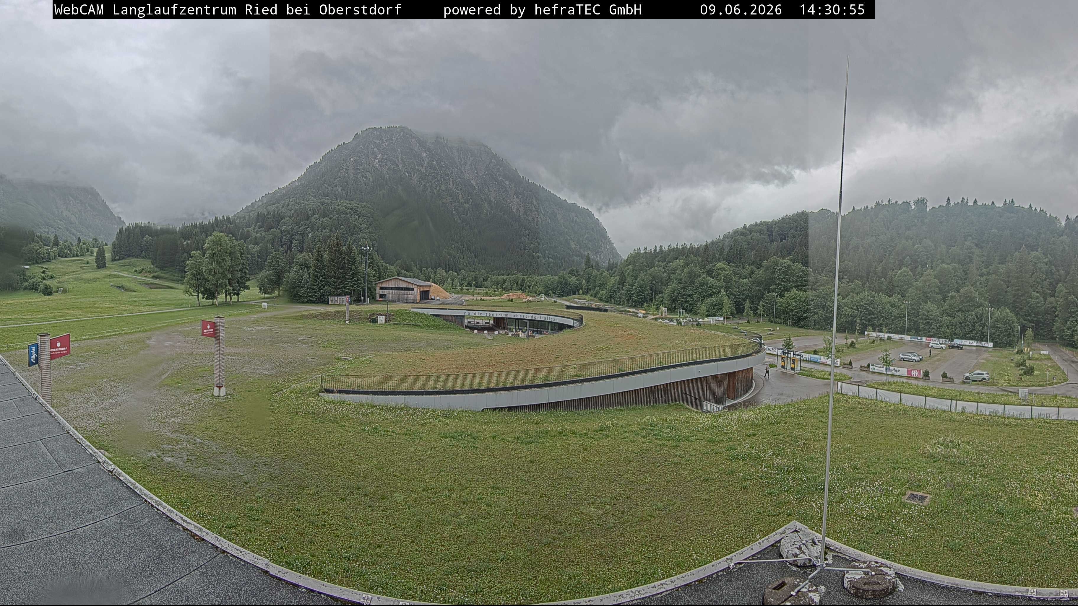Archiv Foto Webcam Oberstdorf: Blick ins Langlaufstadion