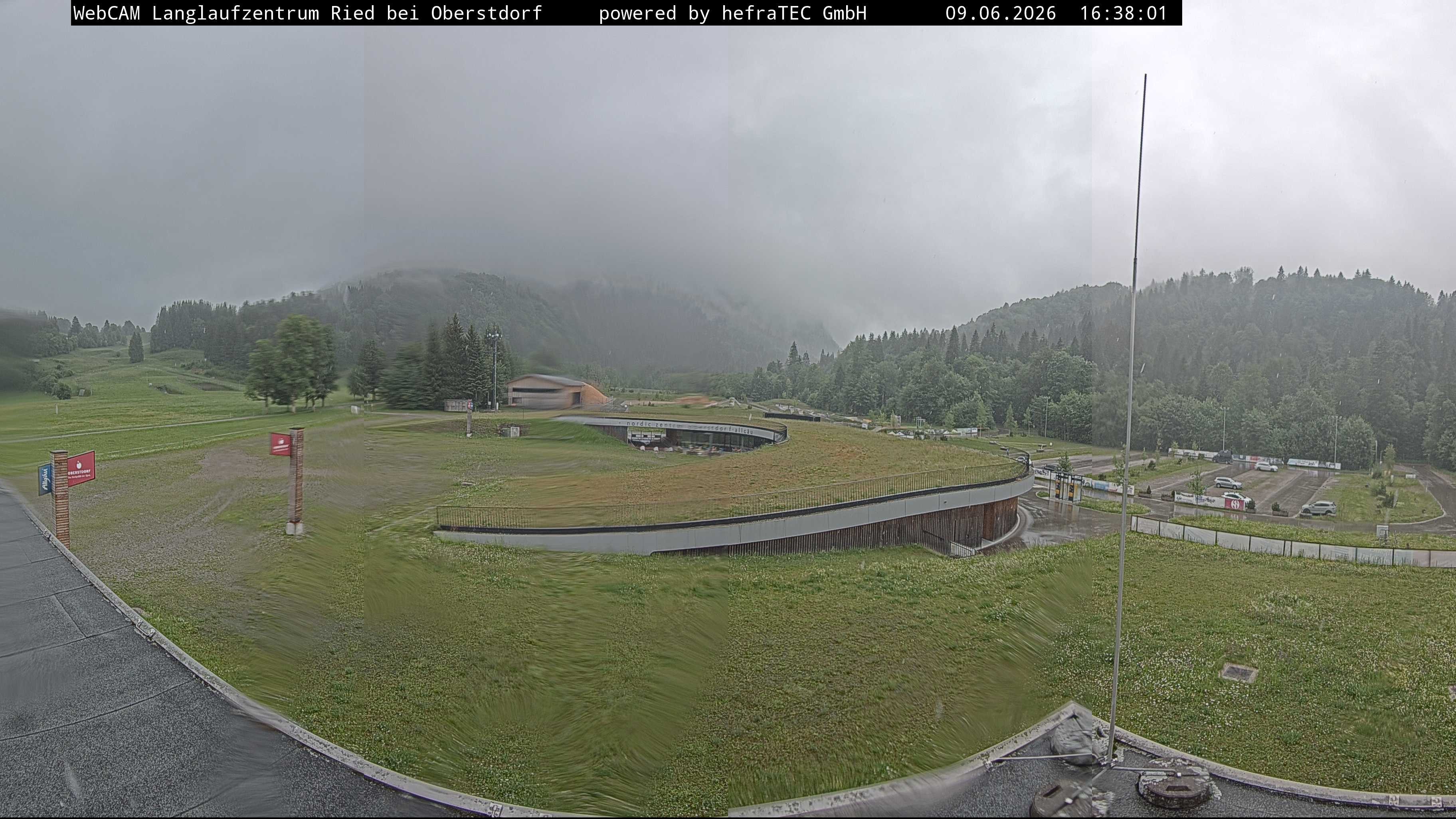 Archiv Foto Webcam Oberstdorf: Blick ins Langlaufstadion