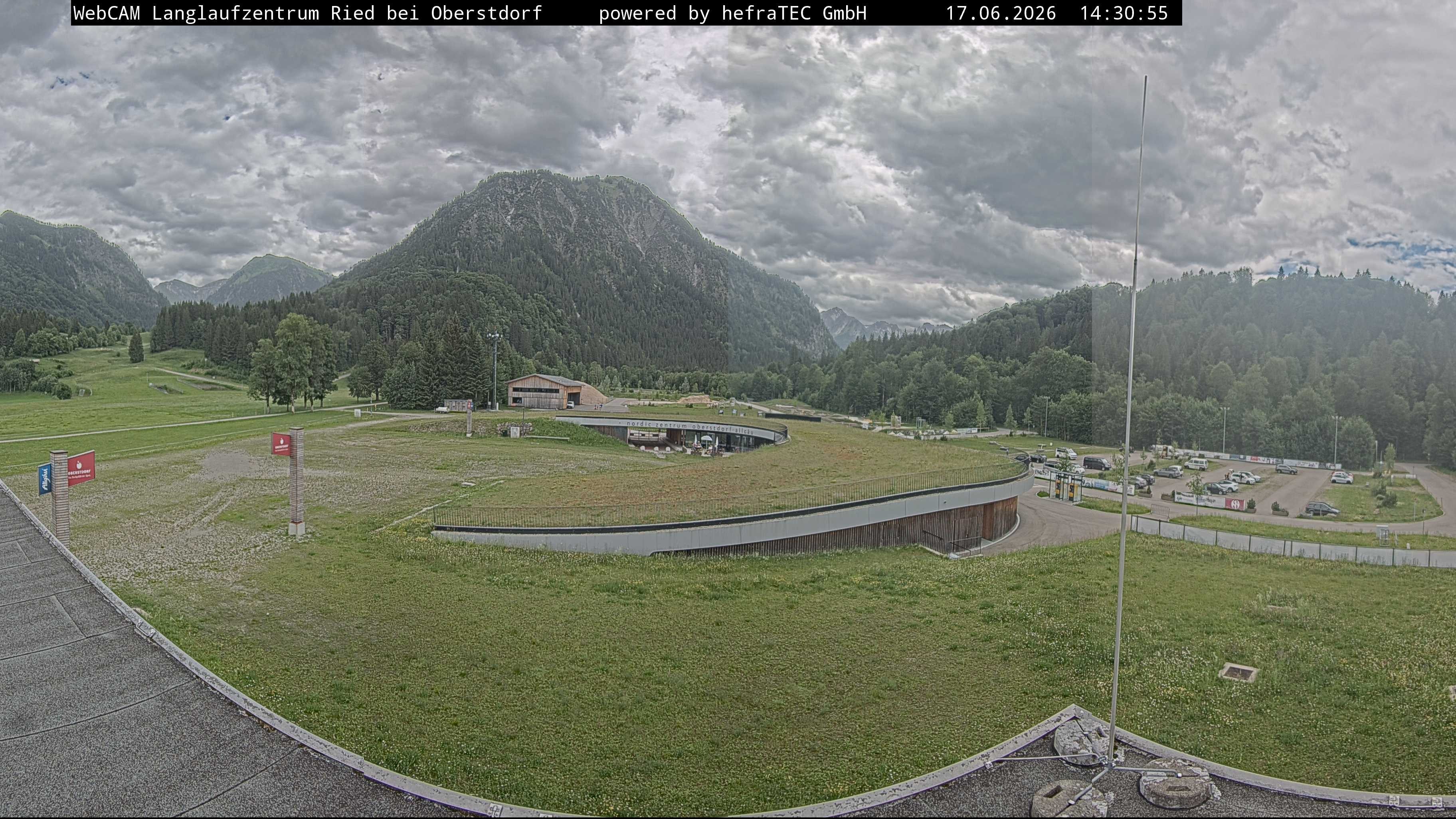 Archiv Foto Webcam Oberstdorf: Blick ins Langlaufstadion