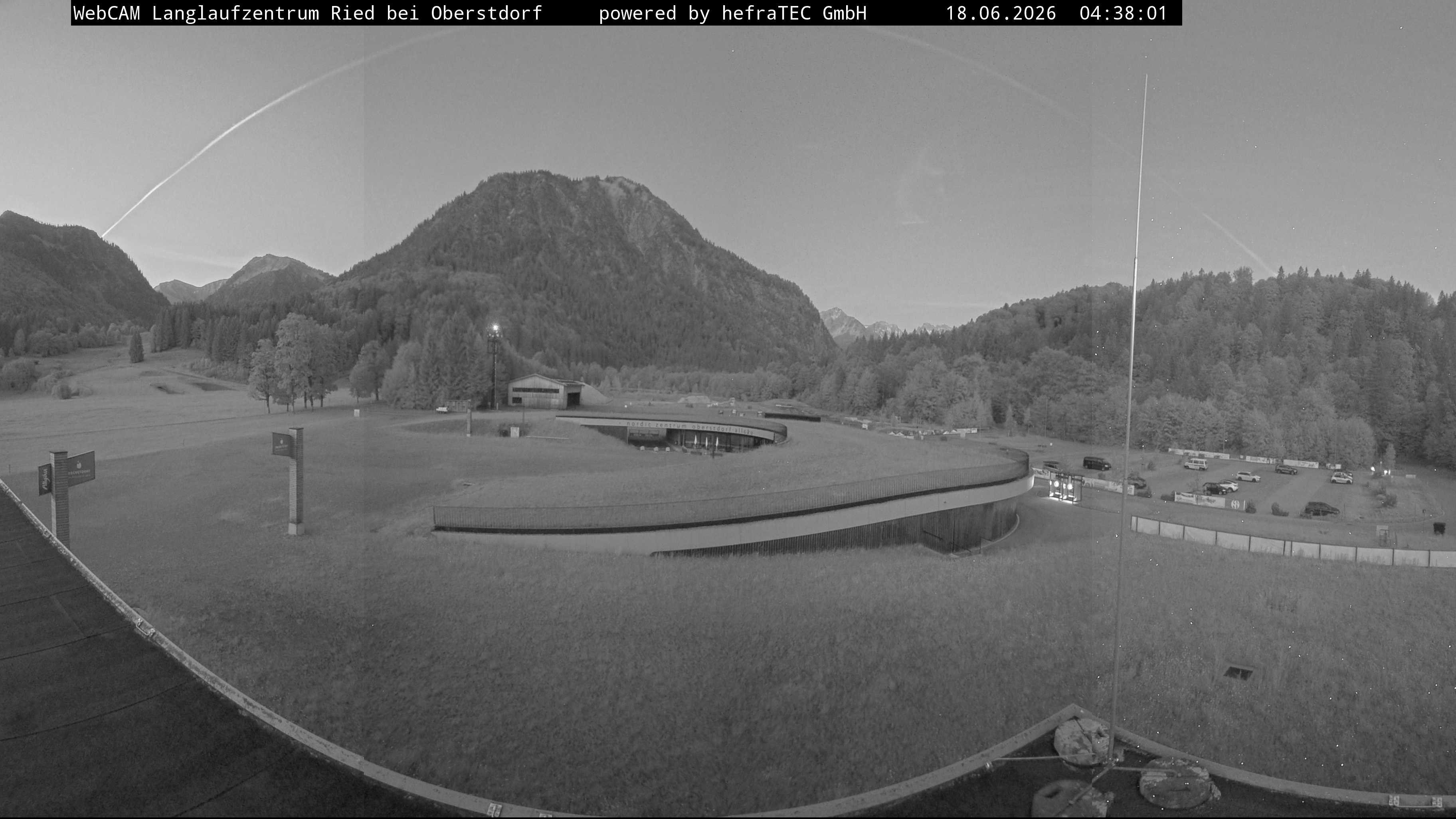 Archiv Foto Webcam Oberstdorf: Blick ins Langlaufstadion
