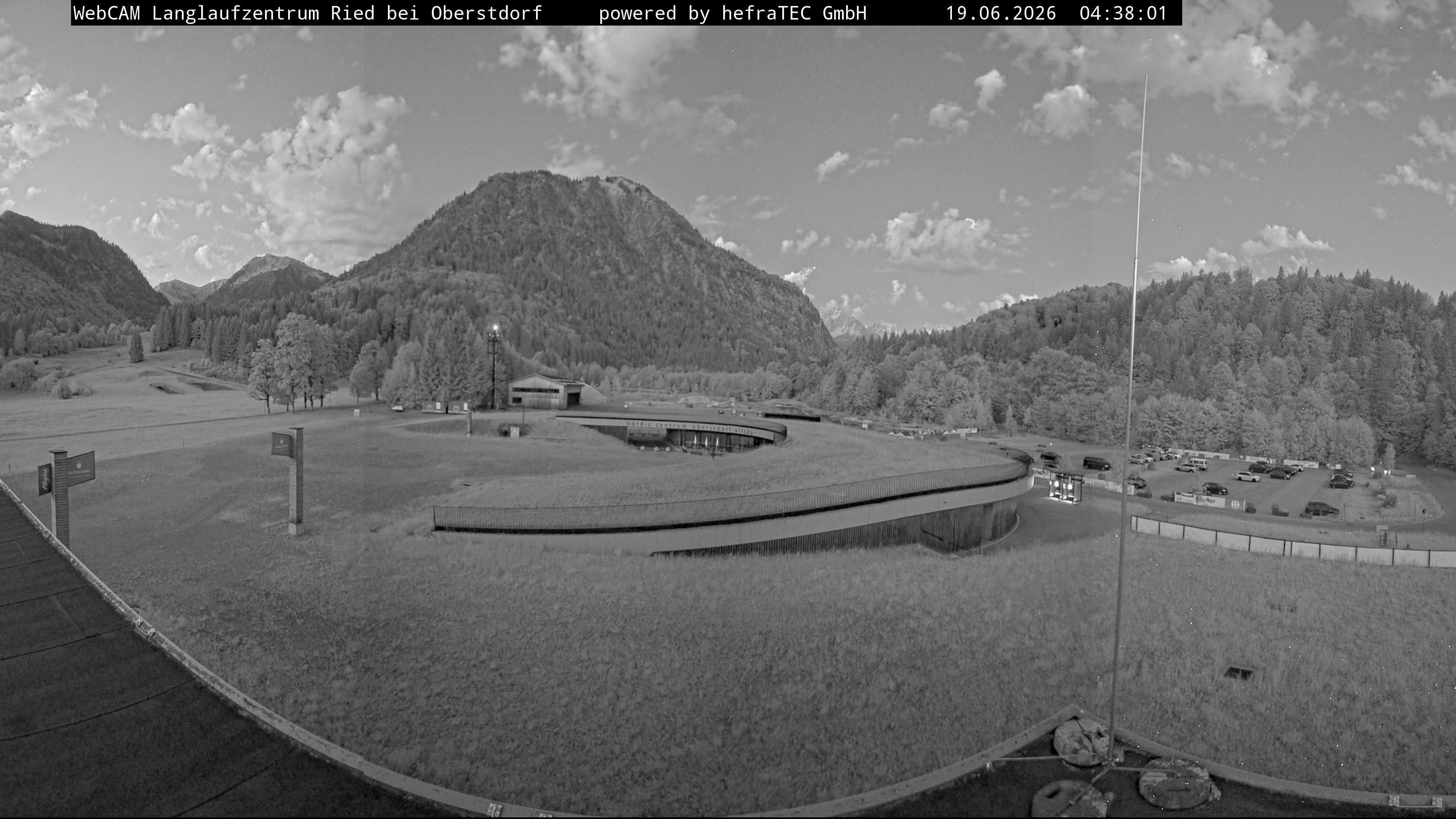 Archiv Foto Webcam Oberstdorf: Blick ins Langlaufstadion
