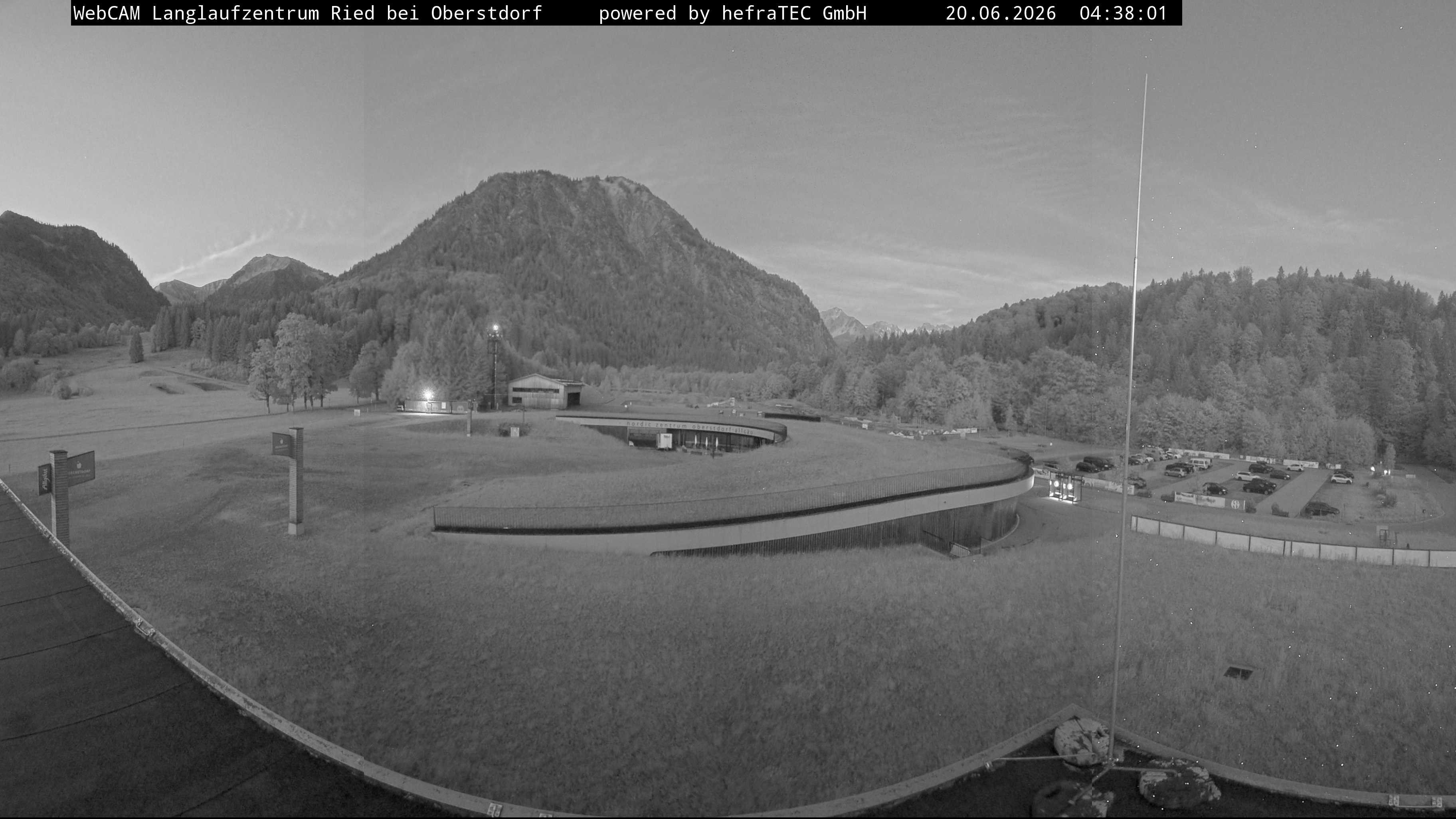 Archiv Foto Webcam Oberstdorf: Blick ins Langlaufstadion