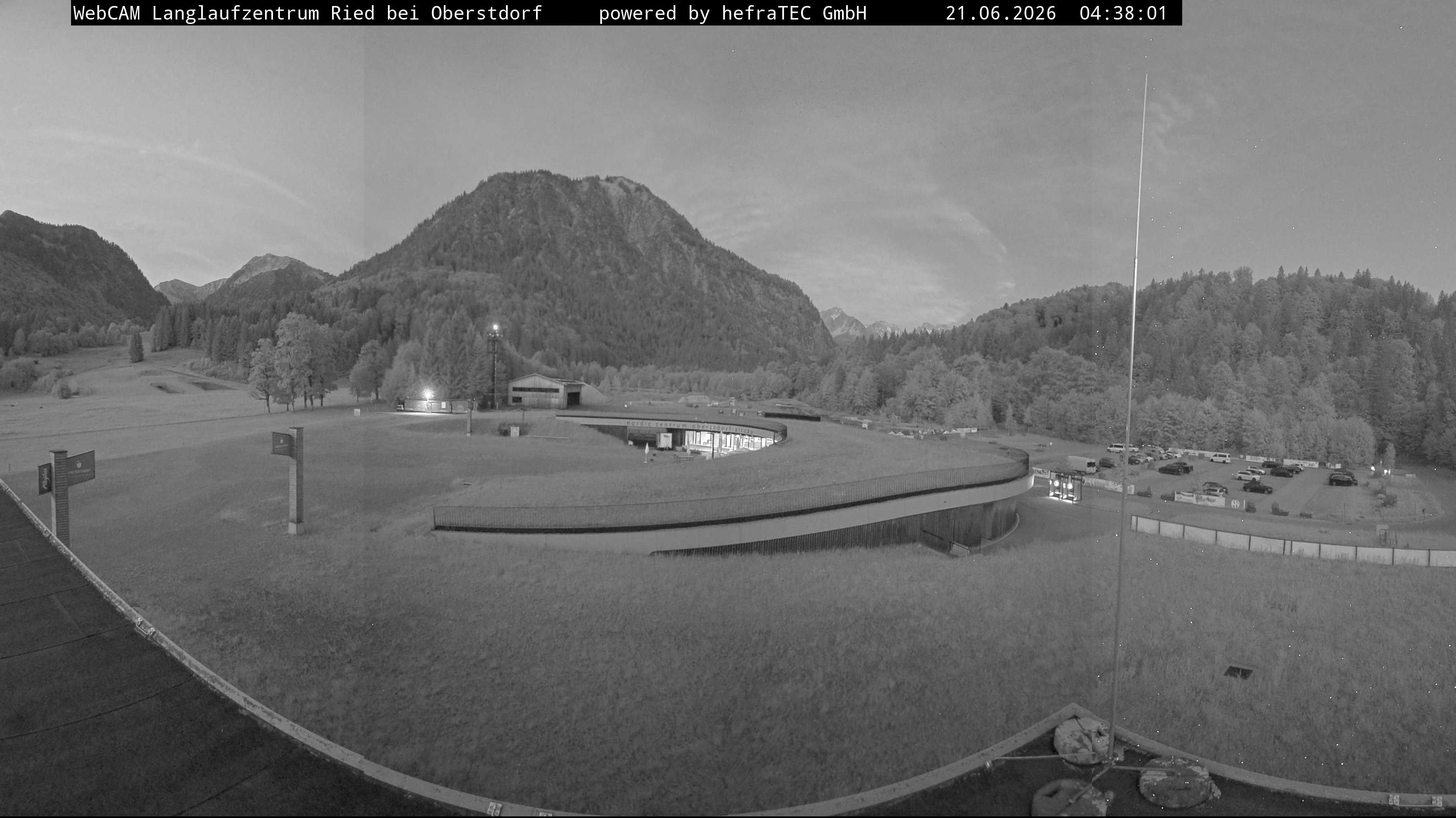 Archiv Foto Webcam Oberstdorf: Blick ins Langlaufstadion