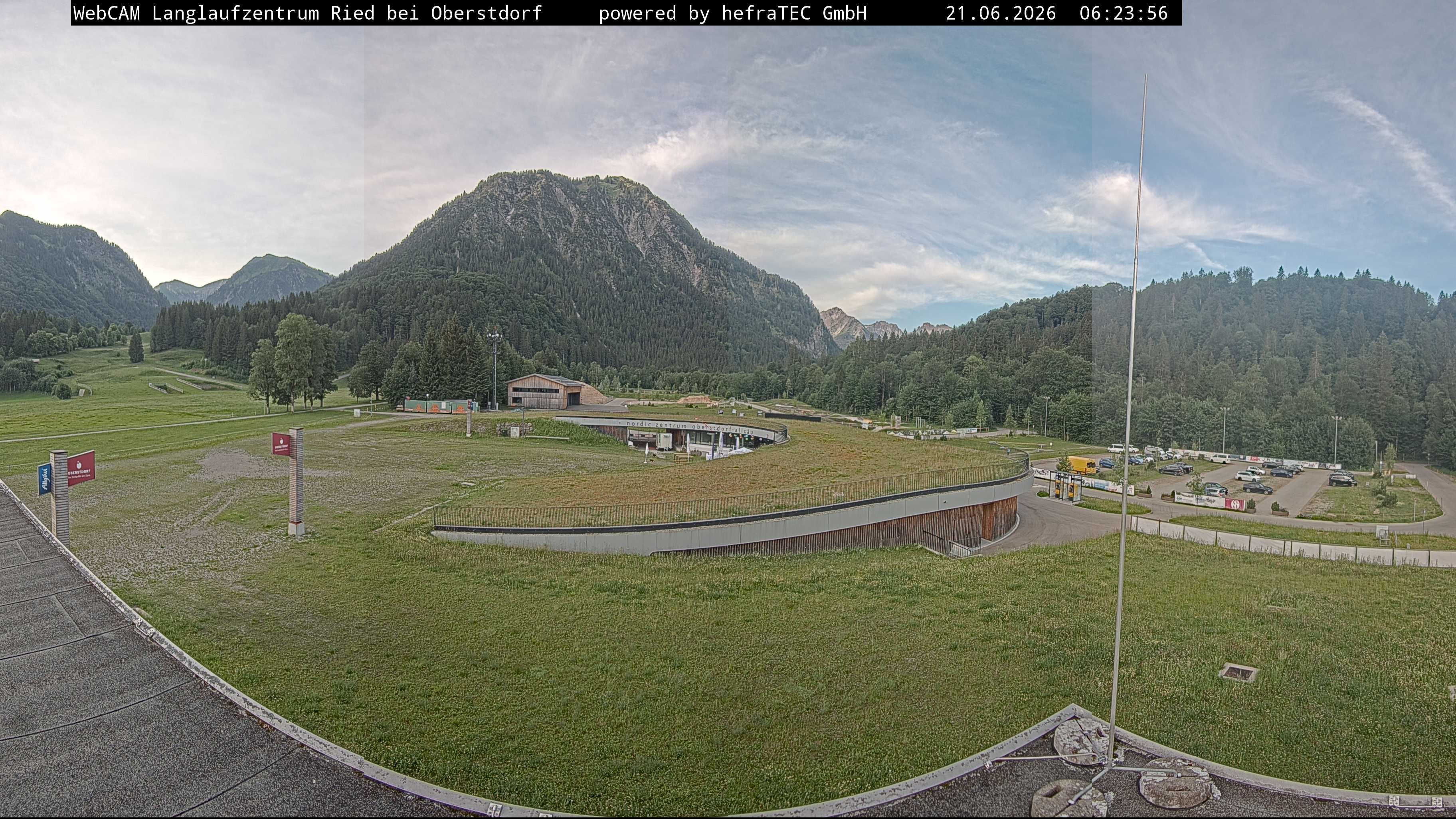 Archiv Foto Webcam Oberstdorf: Blick ins Langlaufstadion