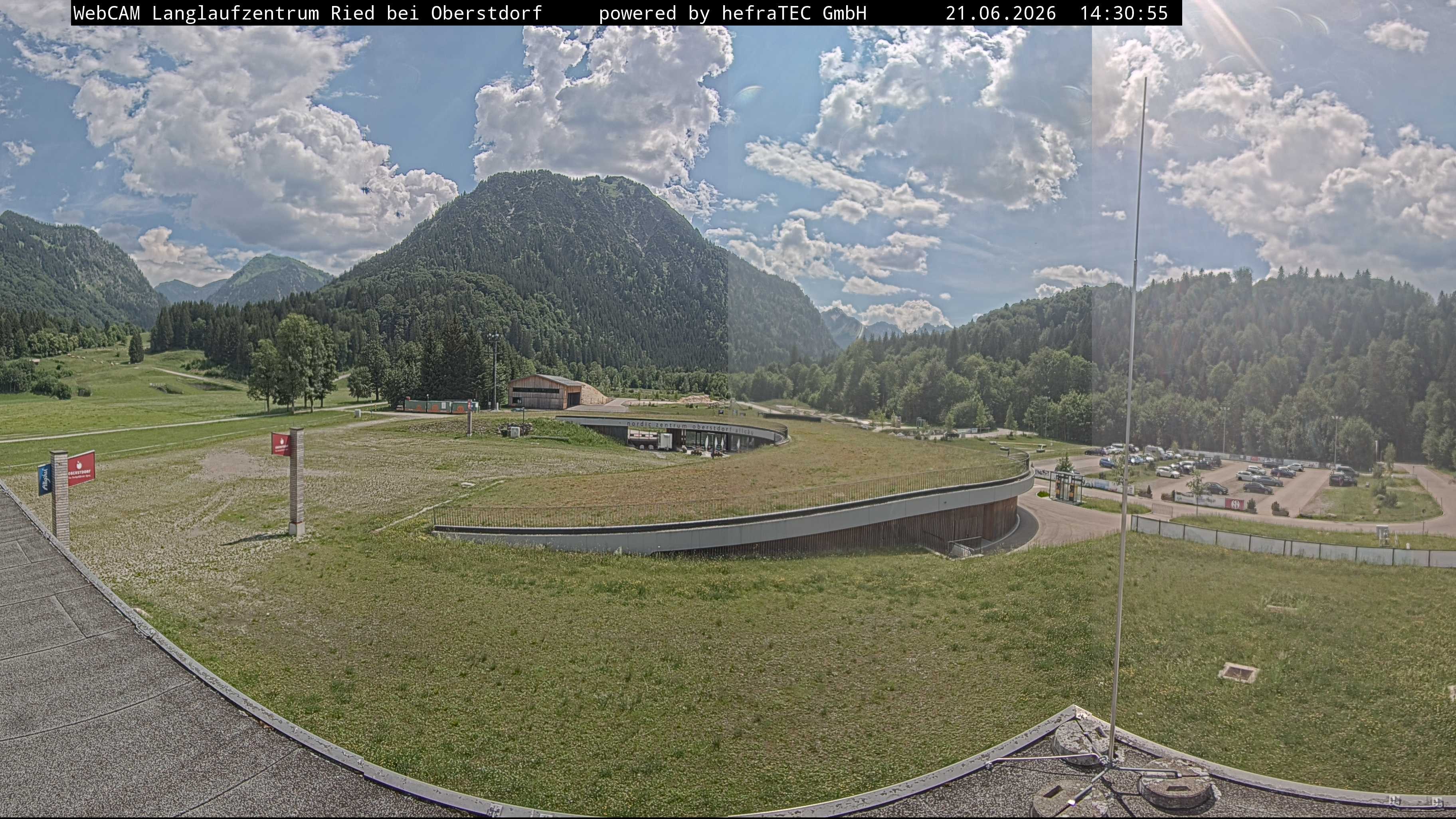 Archived image Webcam Cross Country Stadium, Oberstdorf