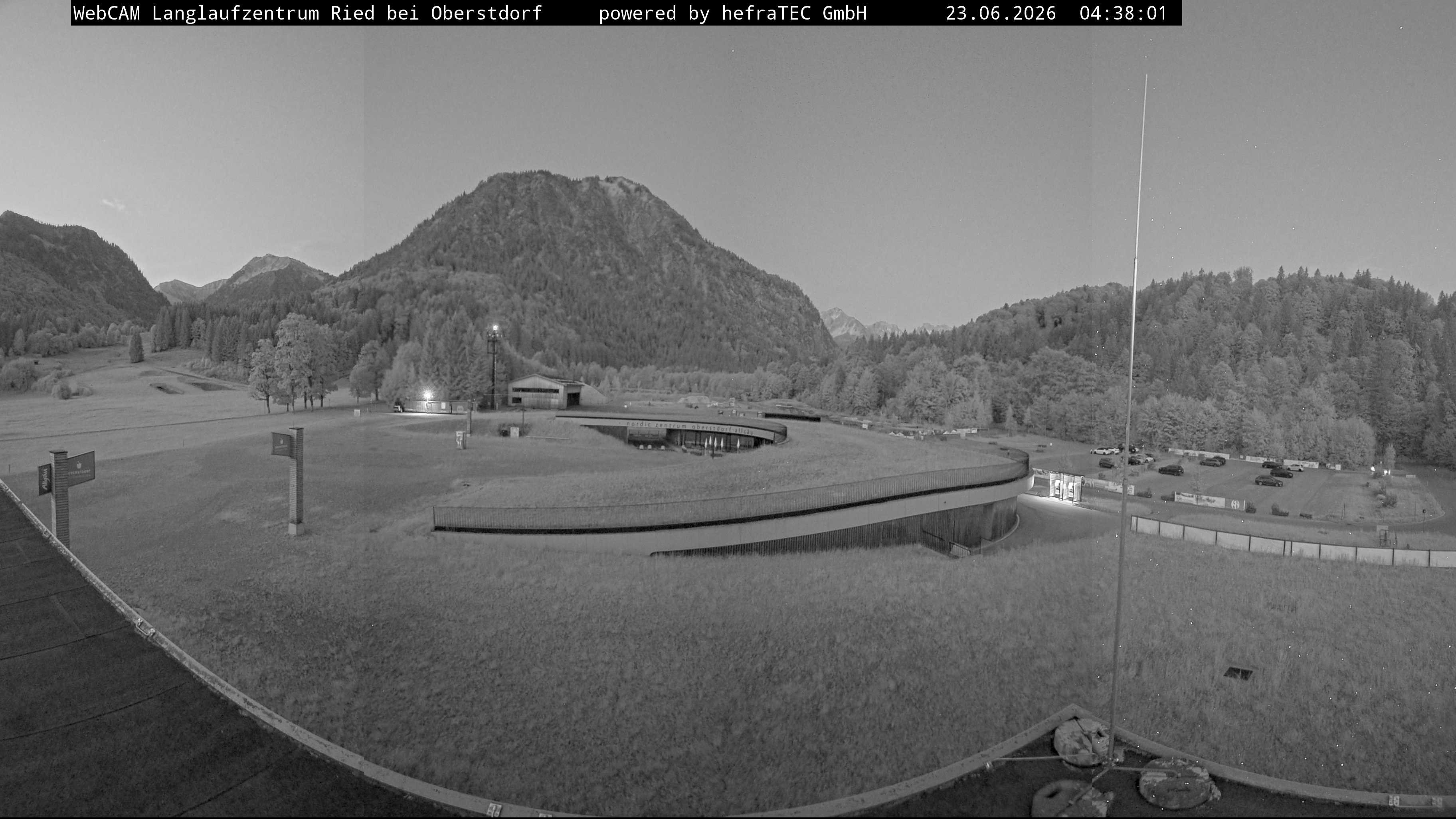 Archiv Foto Webcam Oberstdorf: Blick ins Langlaufstadion