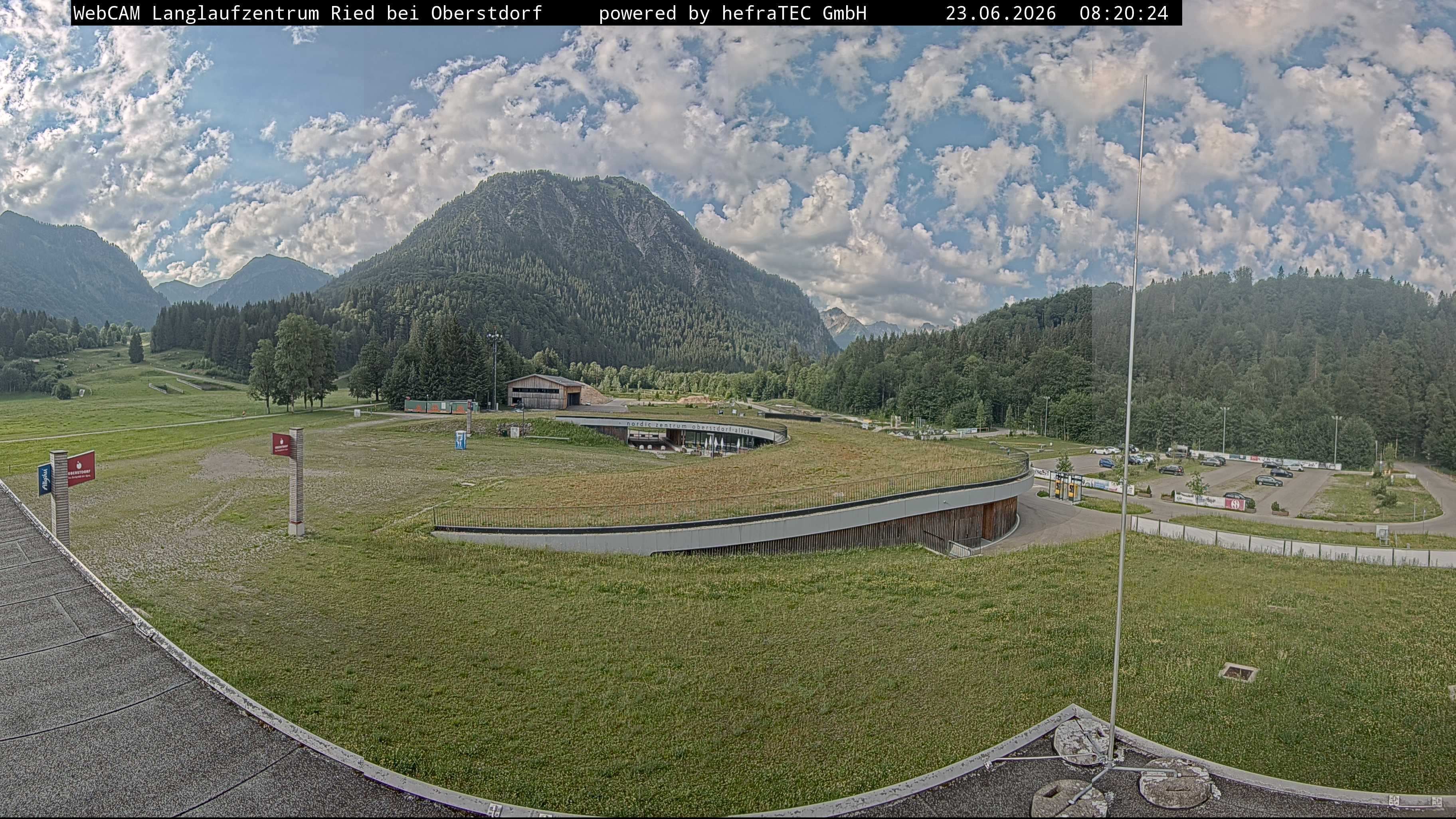 Archiv Foto Webcam Oberstdorf: Blick ins Langlaufstadion