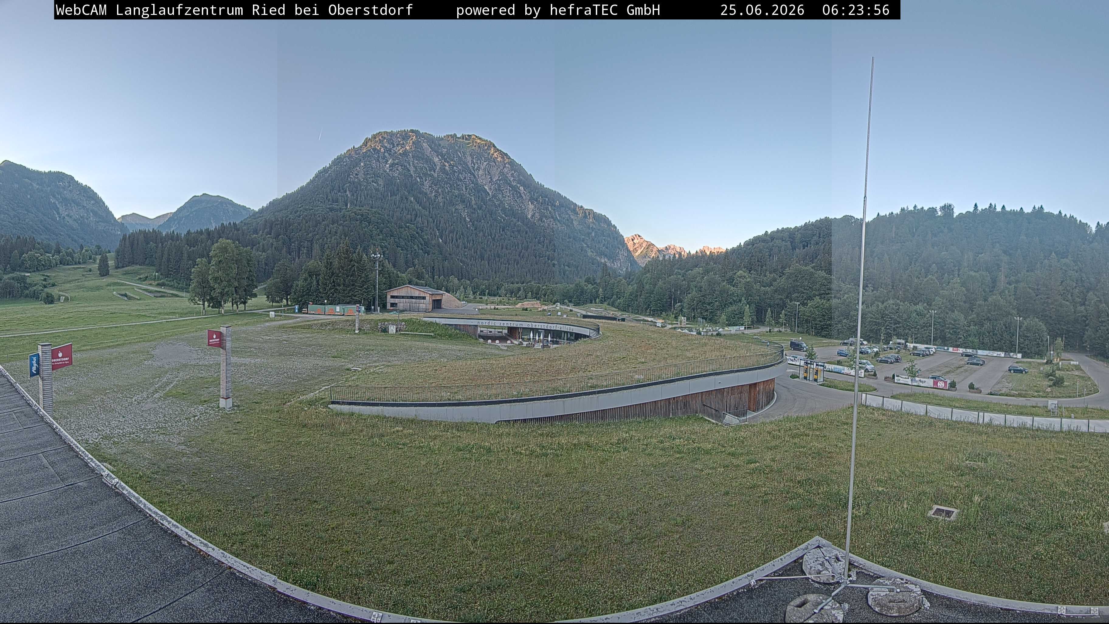 Archiv Foto Webcam Oberstdorf: Blick ins Langlaufstadion