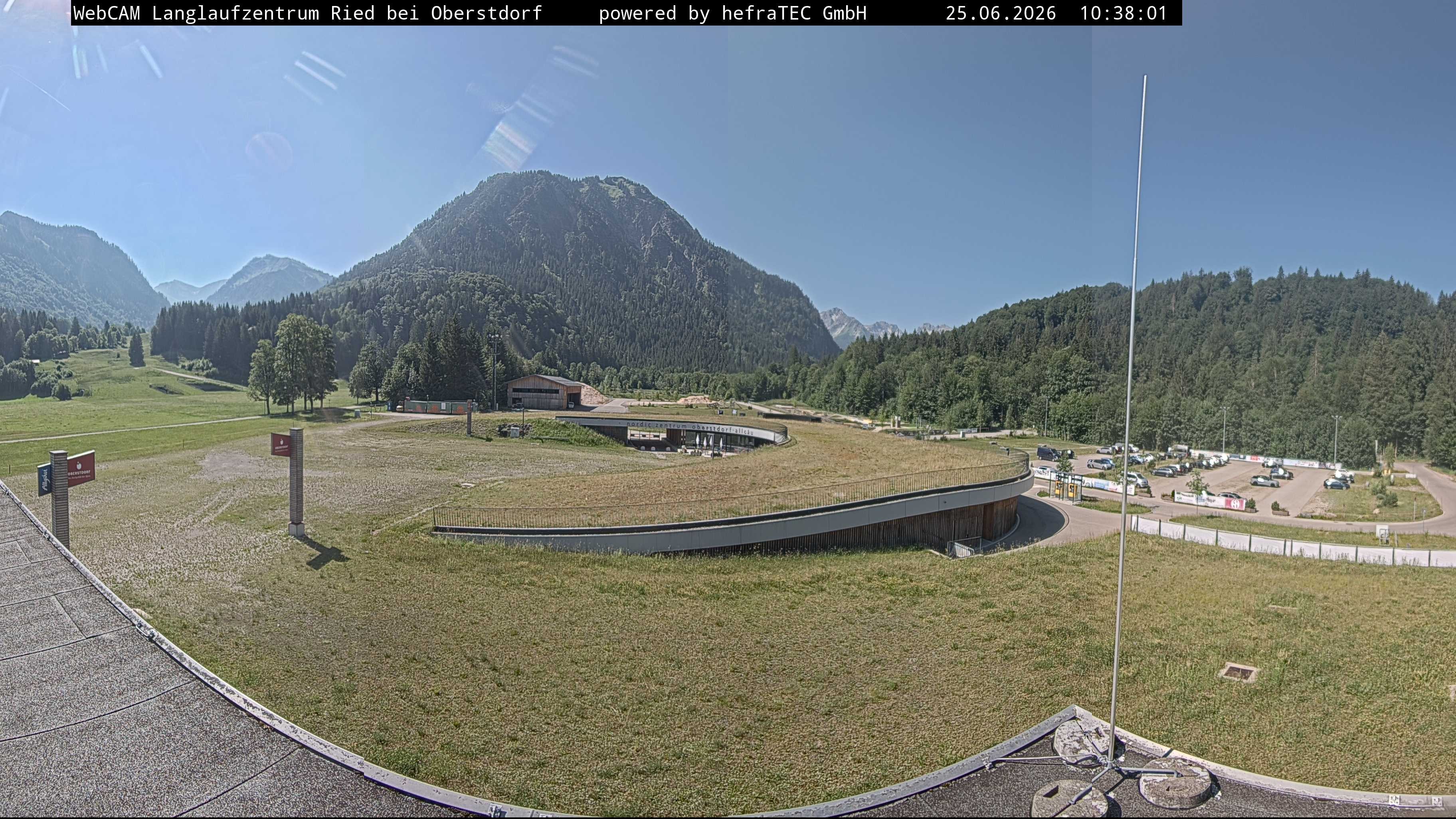 Archiv Foto Webcam Oberstdorf: Blick ins Langlaufstadion
