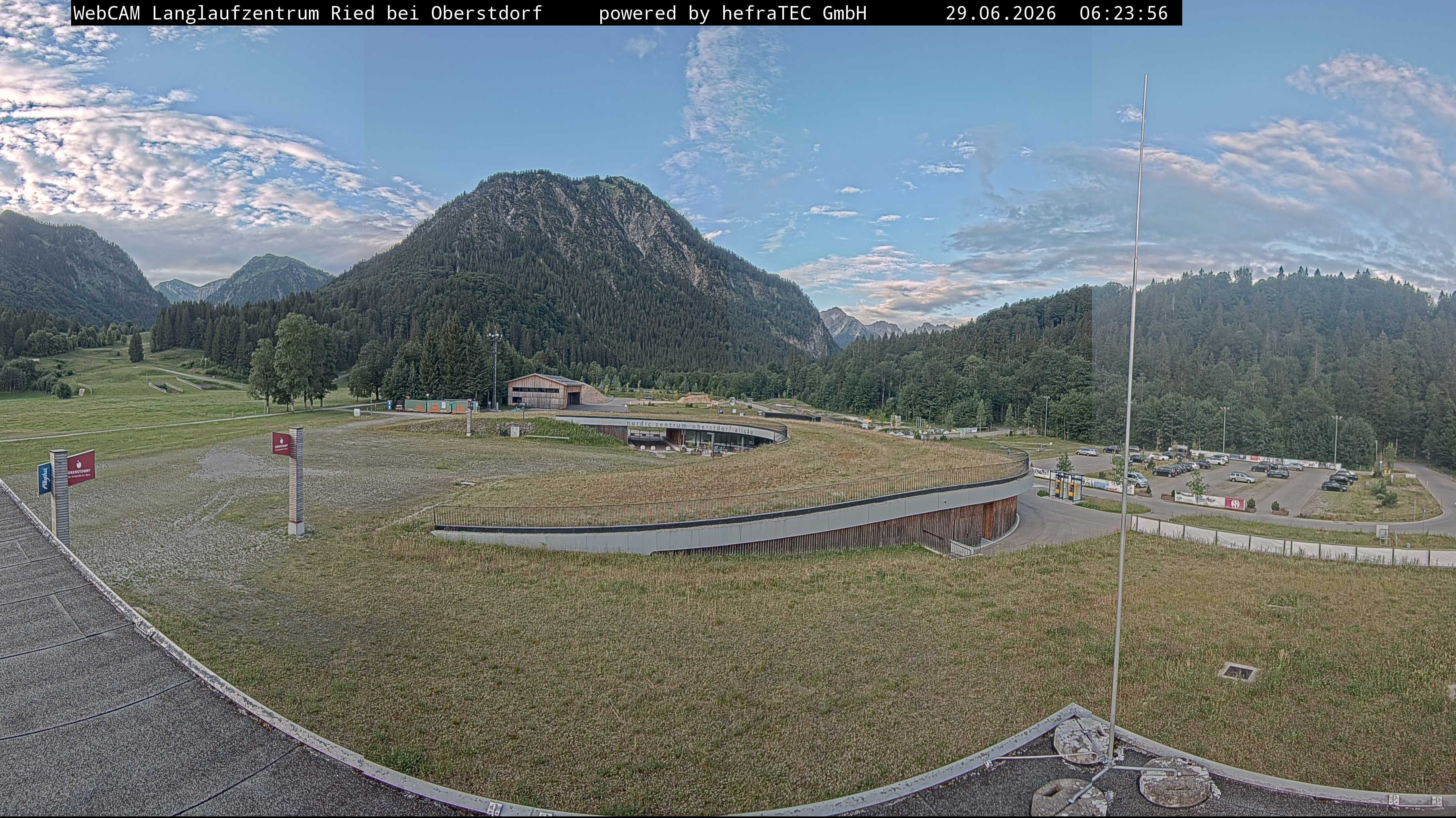 Archiv Foto Webcam Oberstdorf: Blick ins Langlaufstadion