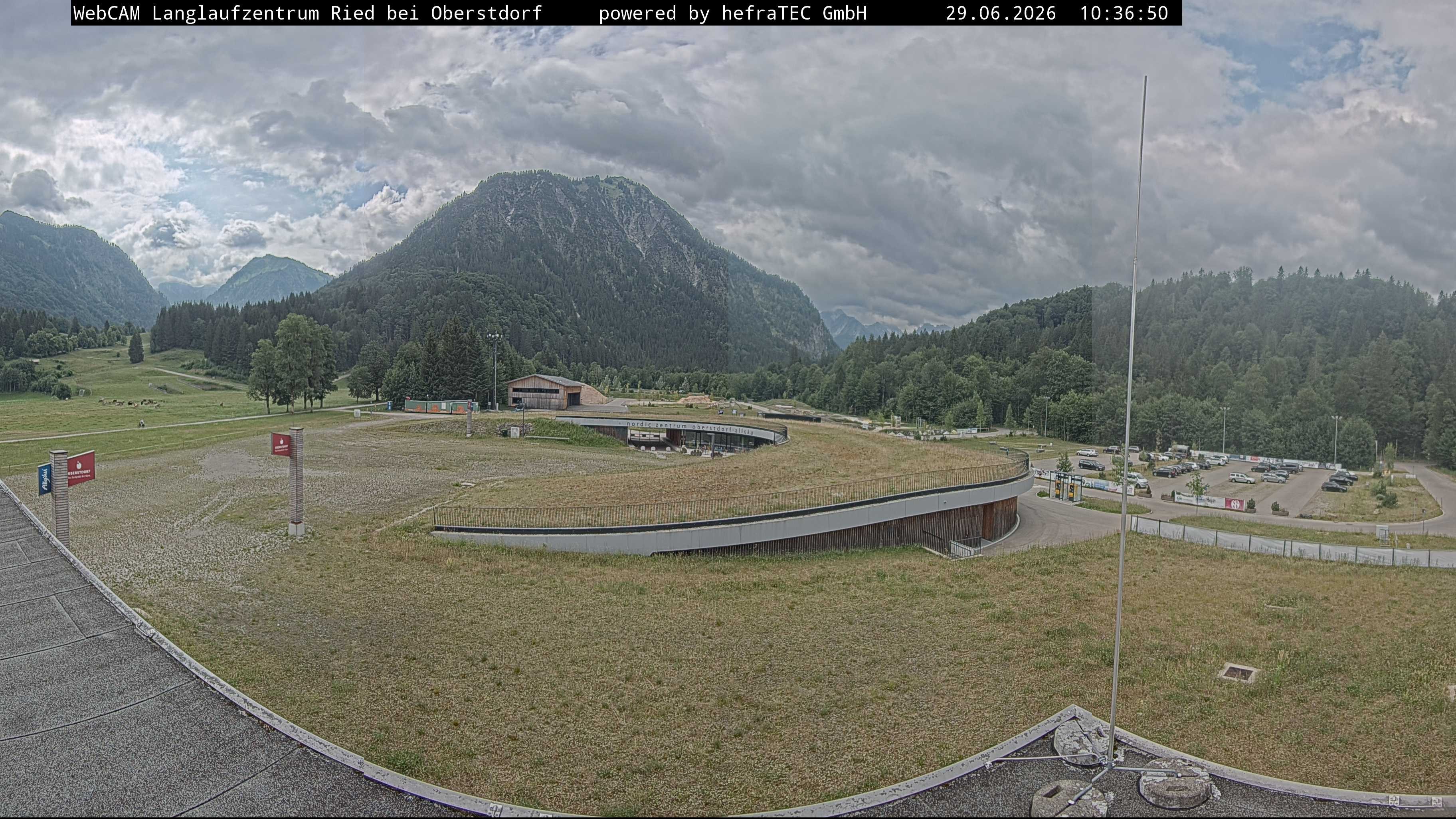 Archiv Foto Webcam Oberstdorf: Blick ins Langlaufstadion