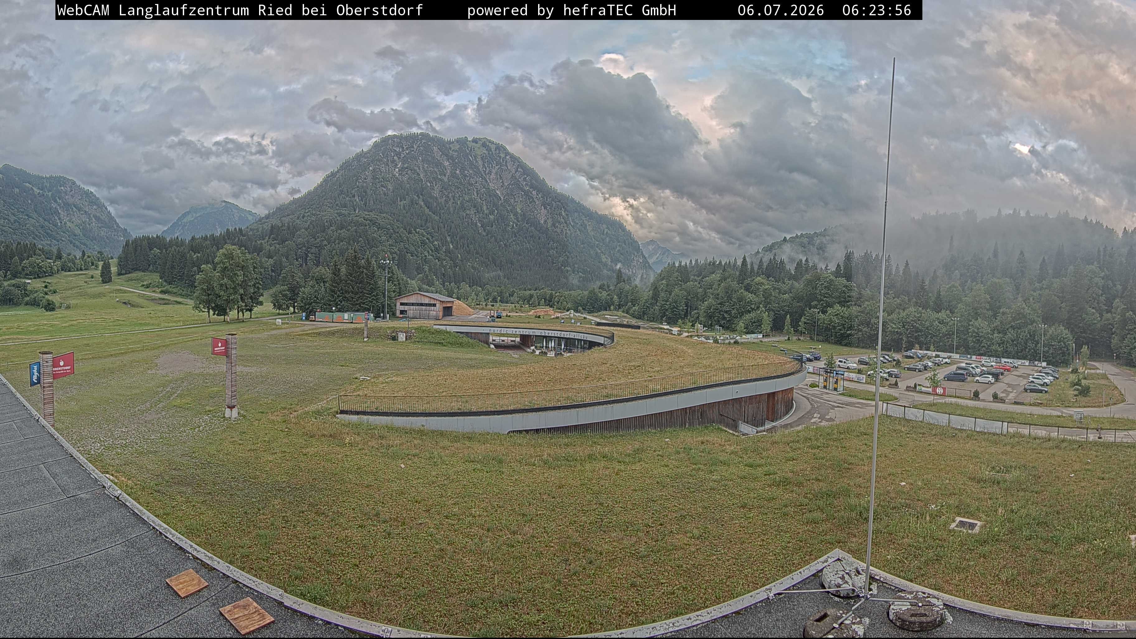 Archiv Foto Webcam Oberstdorf: Blick ins Langlaufstadion
